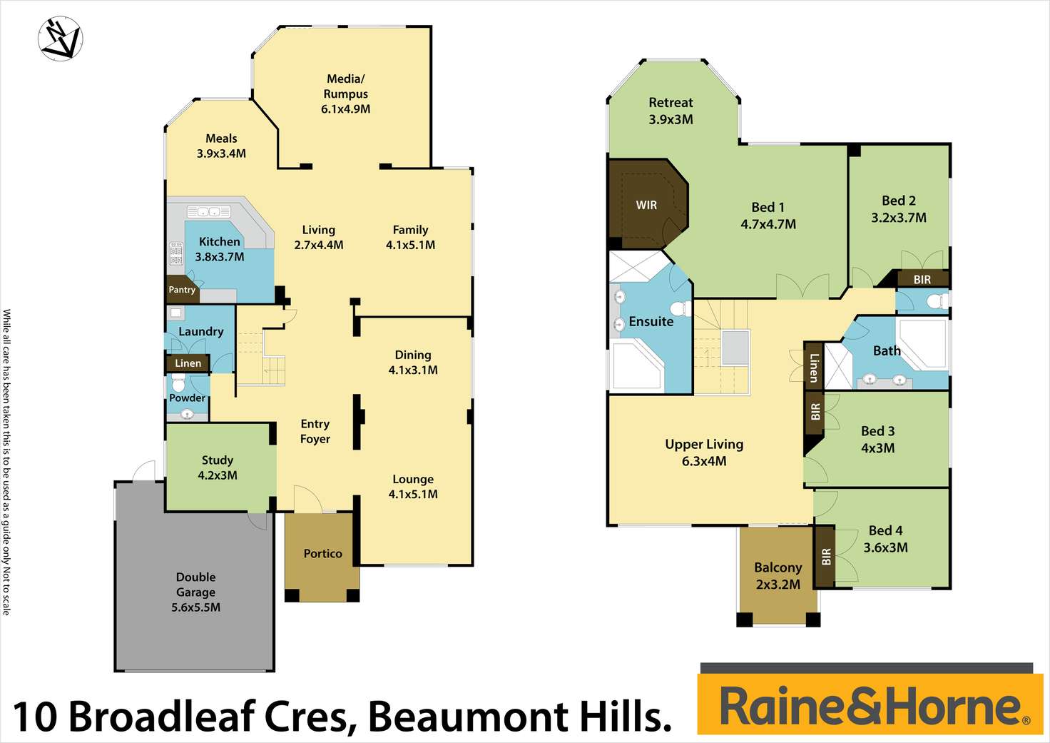 Floorplan of Homely house listing, 10 Broadleaf Crescent, Beaumont Hills NSW 2155