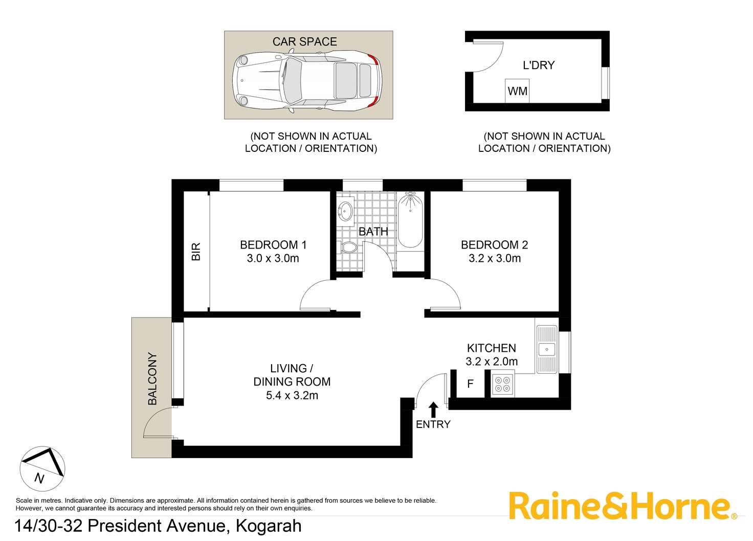 Floorplan of Homely apartment listing, 14/30-32 President Avenue, Kogarah NSW 2217
