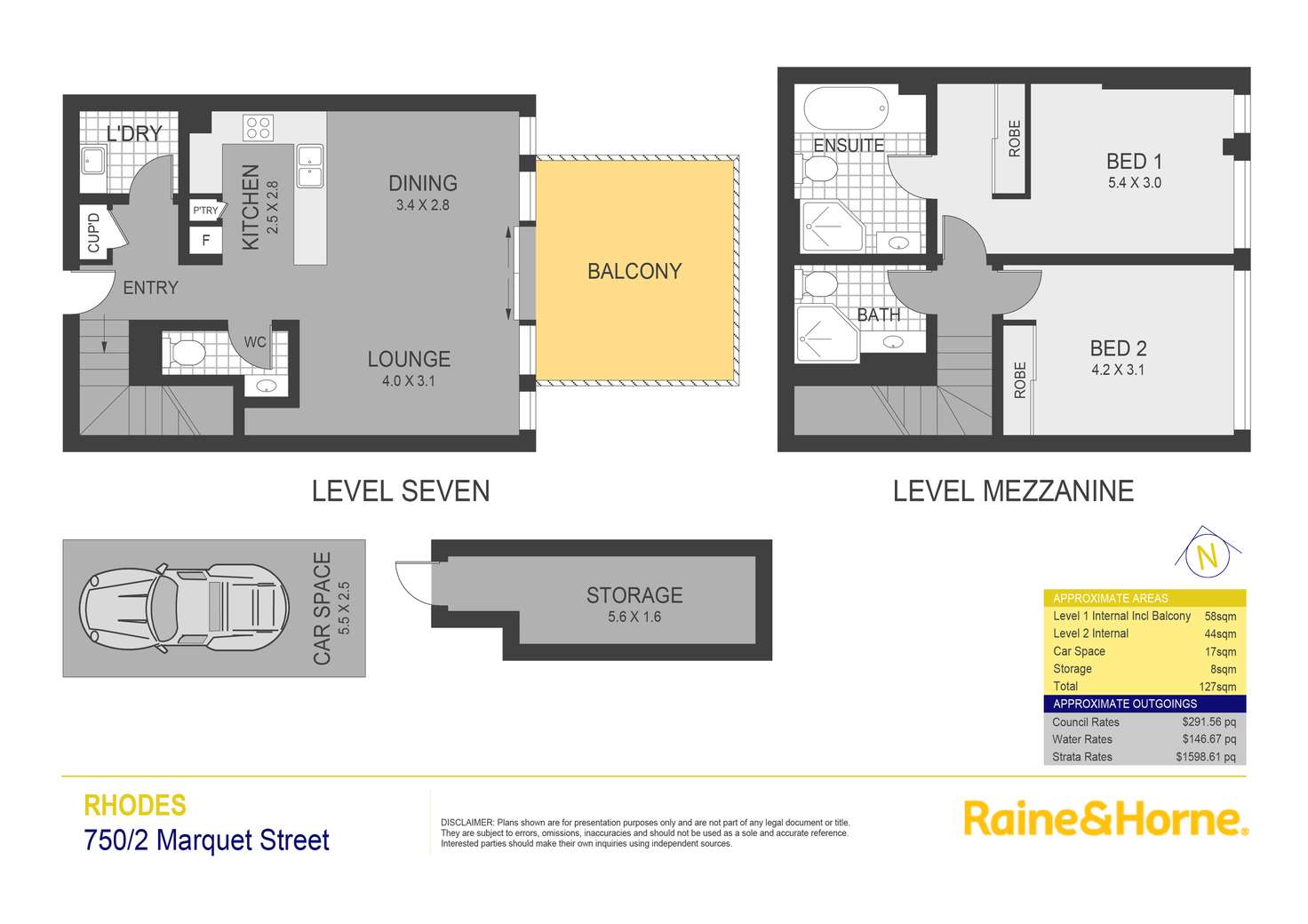 Floorplan of Homely apartment listing, 750/2 Marquet Street, Rhodes NSW 2138