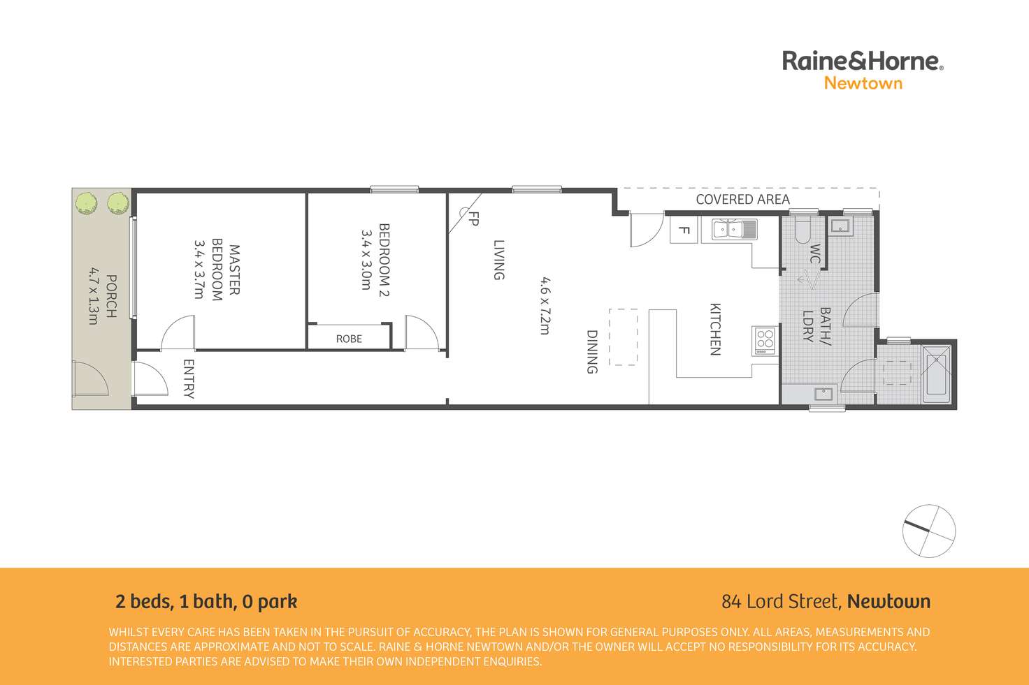 Floorplan of Homely house listing, 84 Lord Street, Newtown NSW 2042