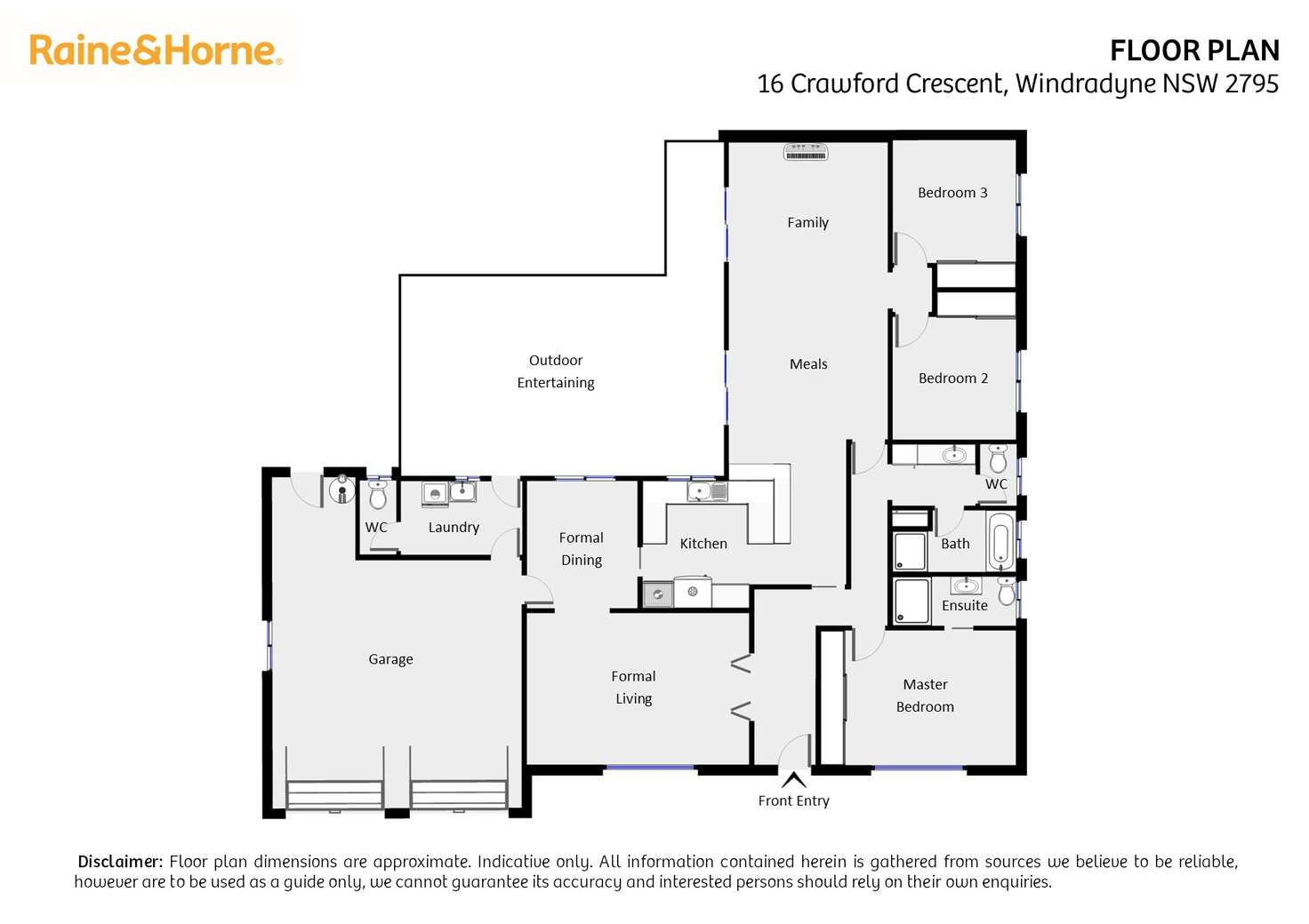 Floorplan of Homely house listing, 16 Crawford Crescent, Windradyne NSW 2795