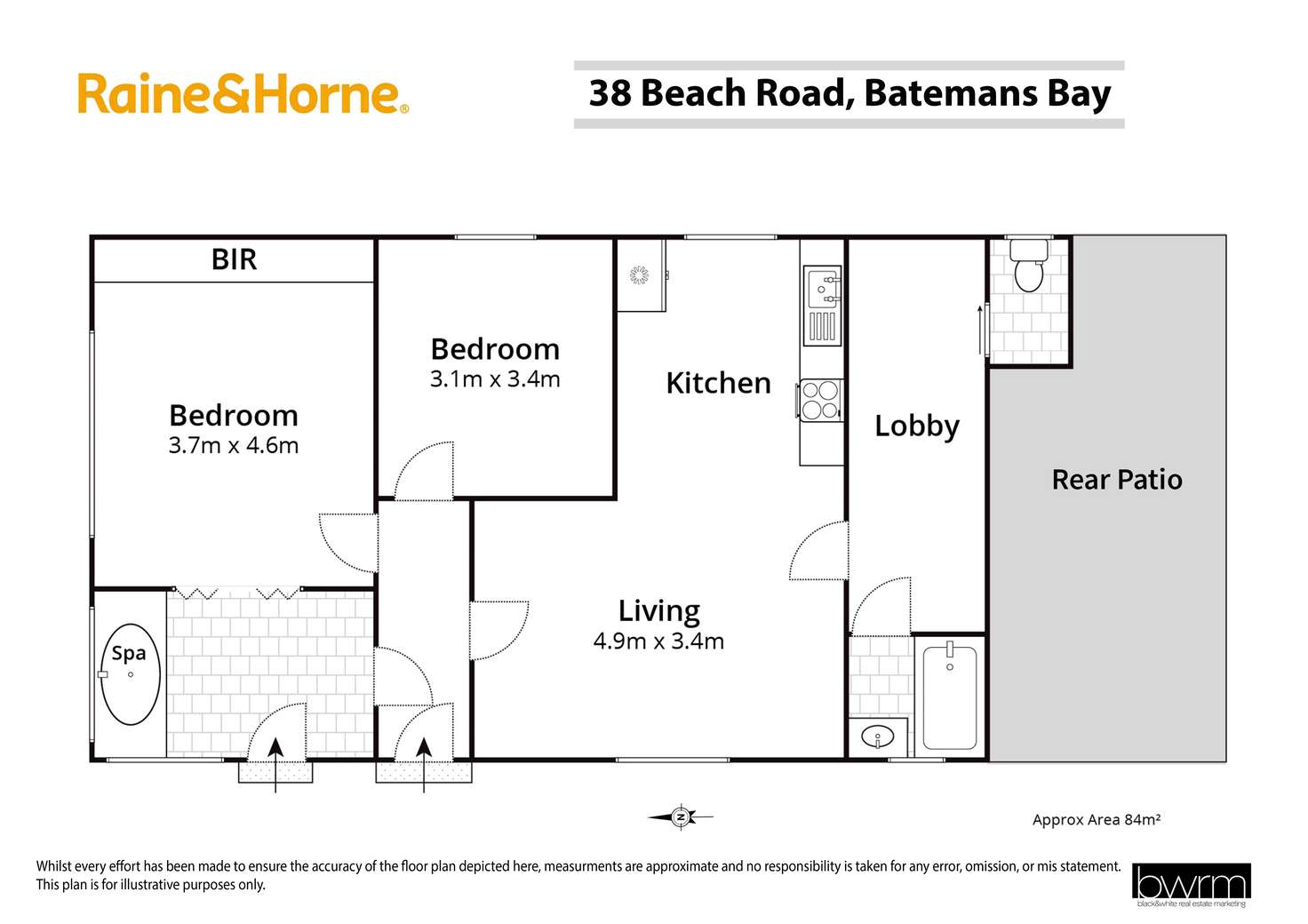 Floorplan of Homely house listing, 38 Beach Road, Batemans Bay NSW 2536