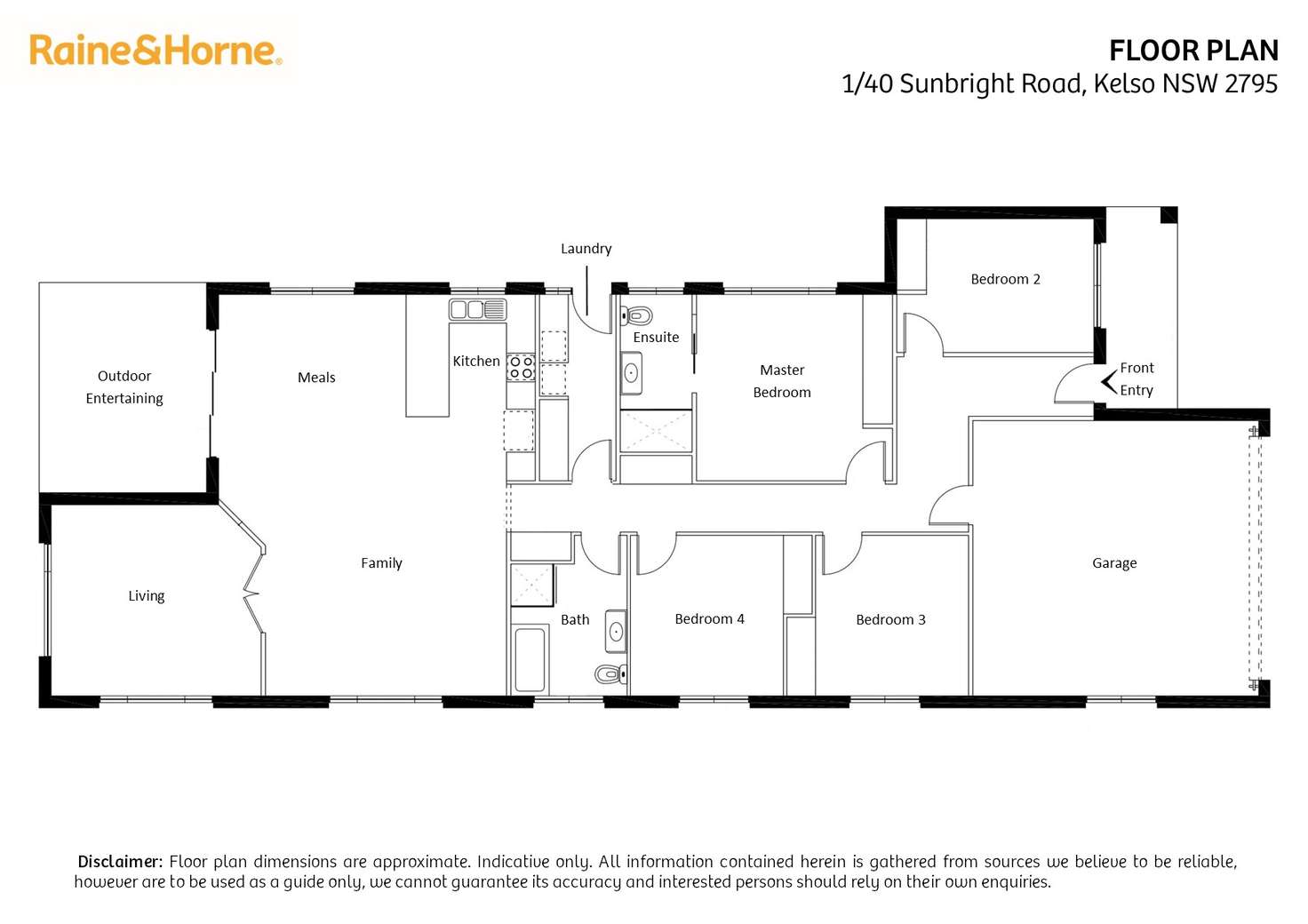 Floorplan of Homely house listing, 40 Sunbright Road, Kelso NSW 2795