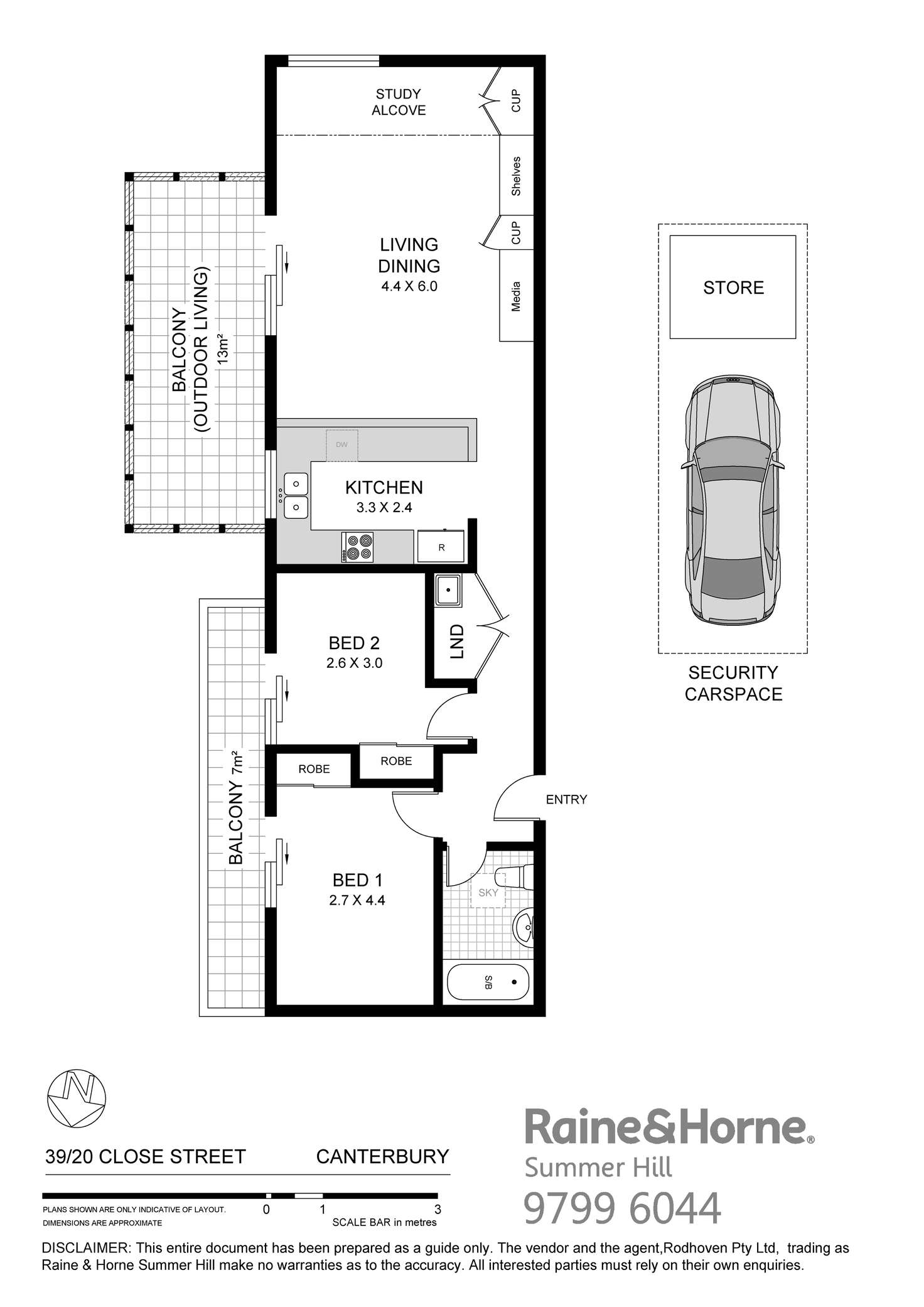 Floorplan of Homely apartment listing, 39/20 Close Street, Canterbury NSW 2193