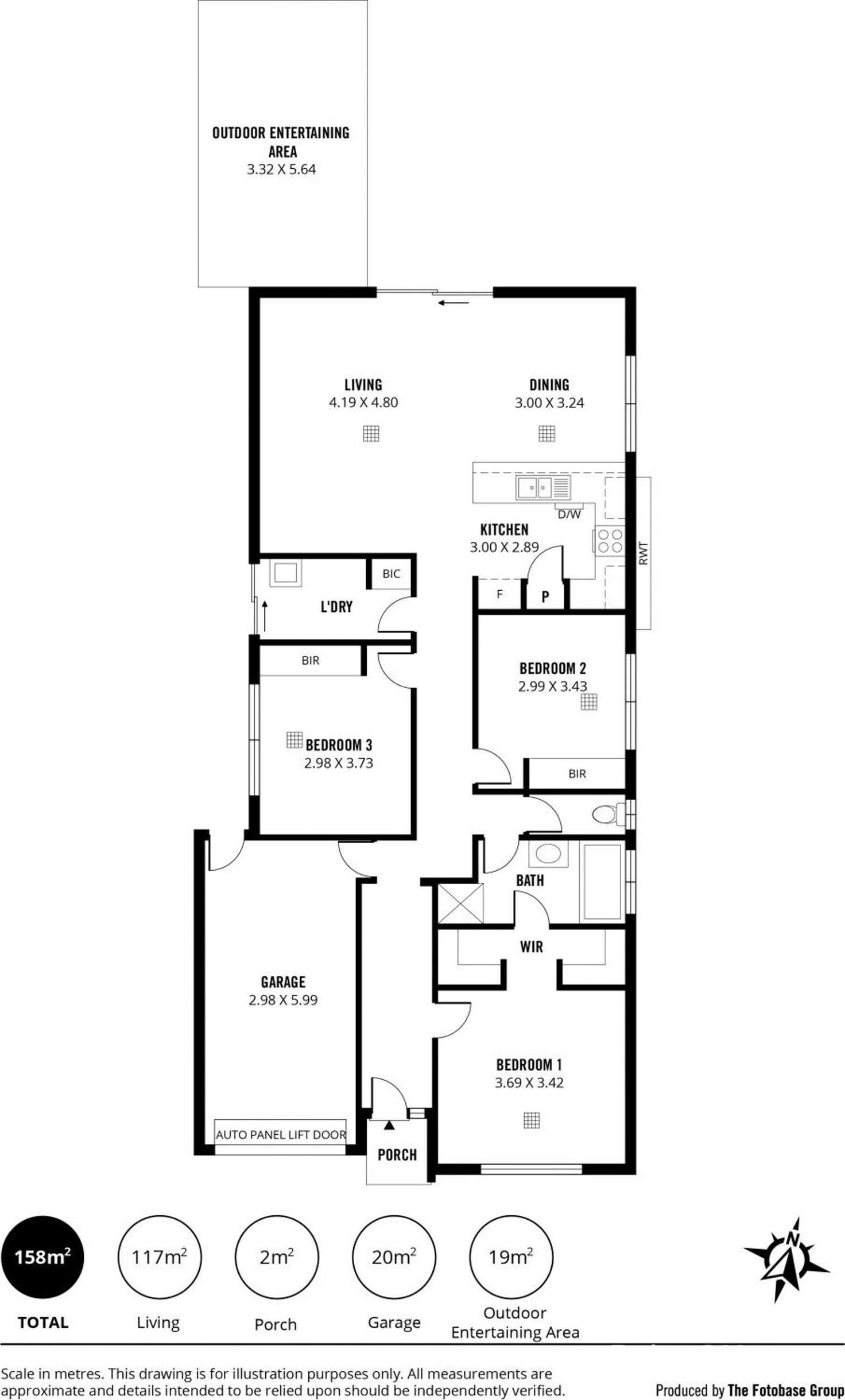 Floorplan of Homely house listing, 7 Edgehill Walk, Noarlunga Downs SA 5168