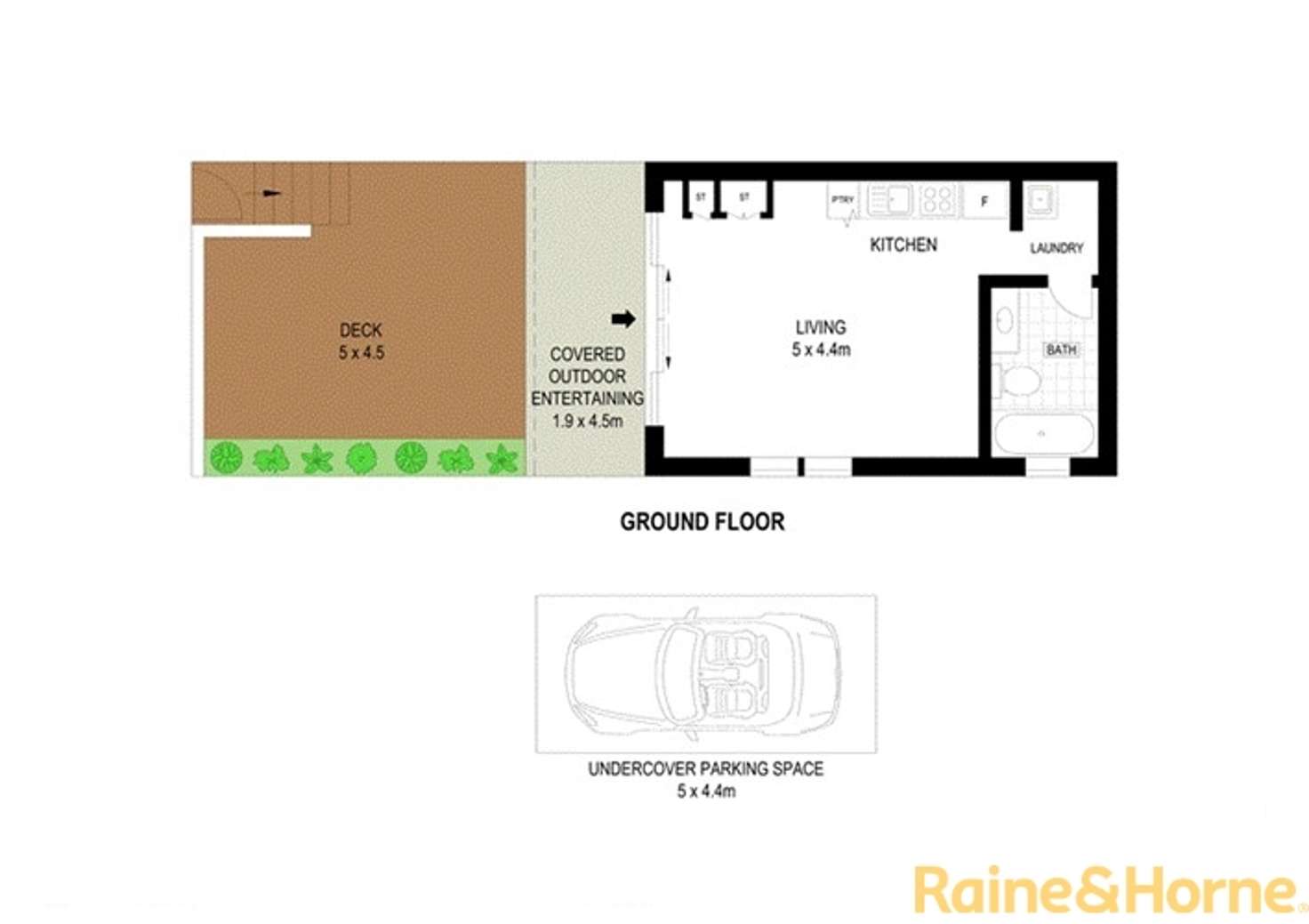 Floorplan of Homely studio listing, 8/693 Brunswick Street, New Farm QLD 4005