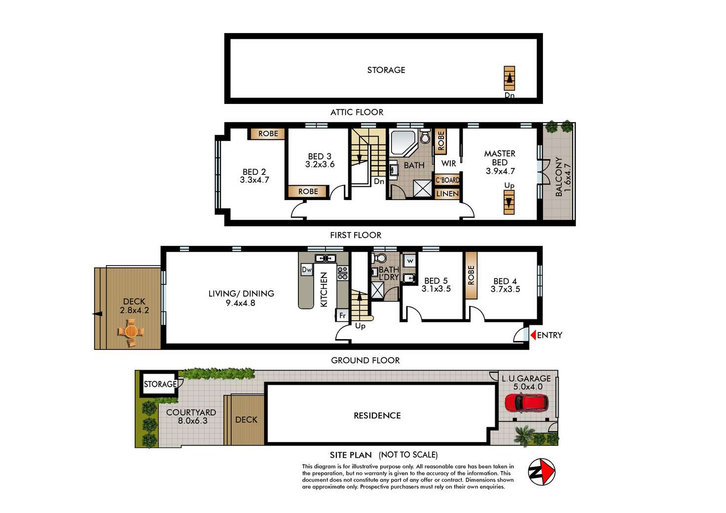 Floorplan of Homely house listing, 15A Owen Street, North Bondi NSW 2026