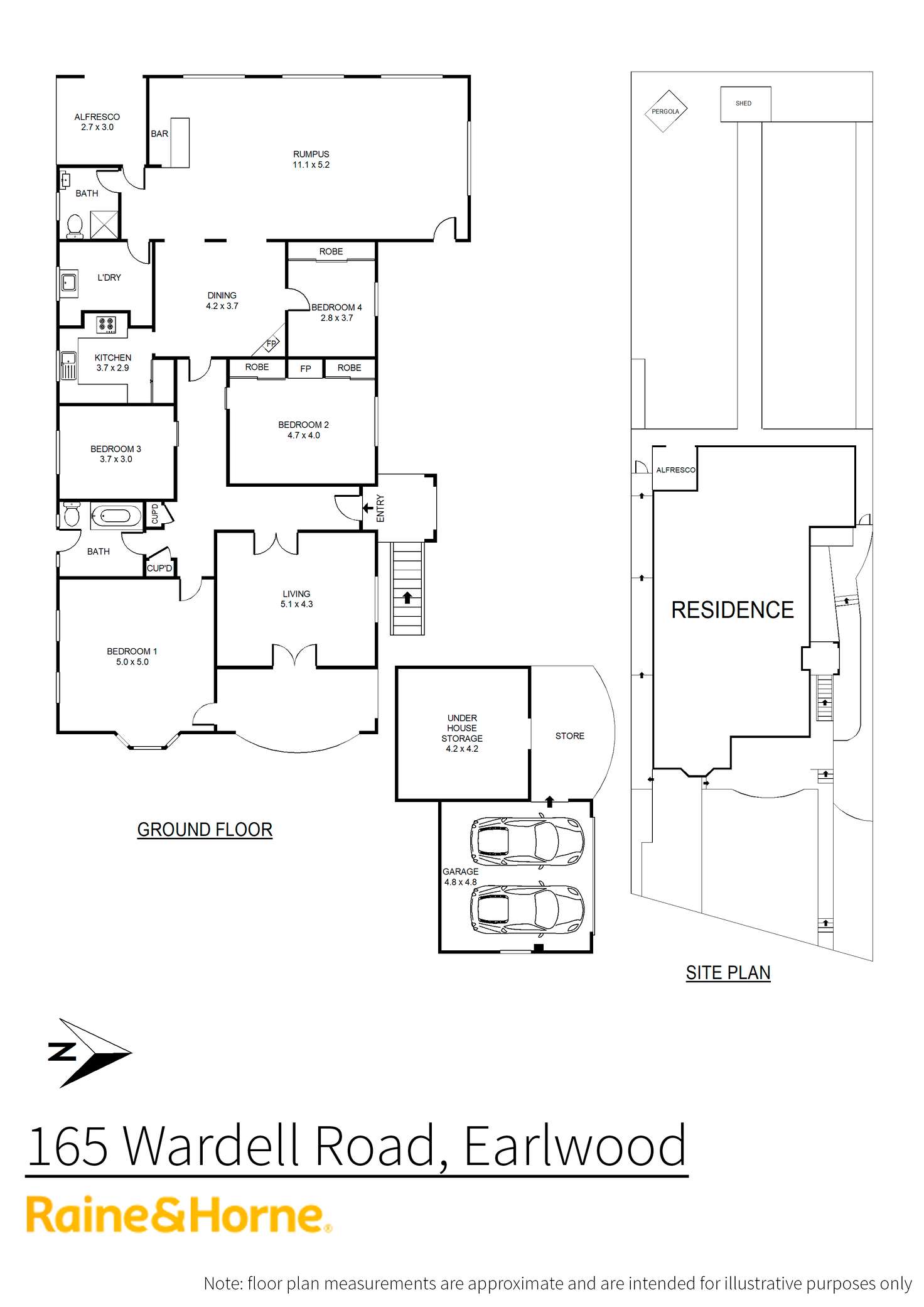 Floorplan of Homely house listing, 165 Wardell Road, Earlwood NSW 2206