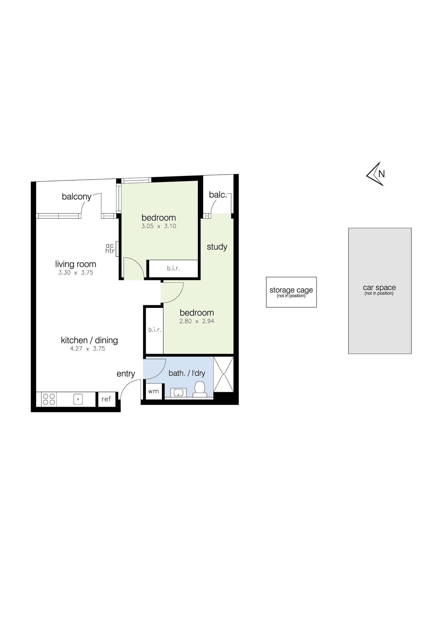 Floorplan of Homely apartment listing, 804/240 Barkly Street, Footscray VIC 3011