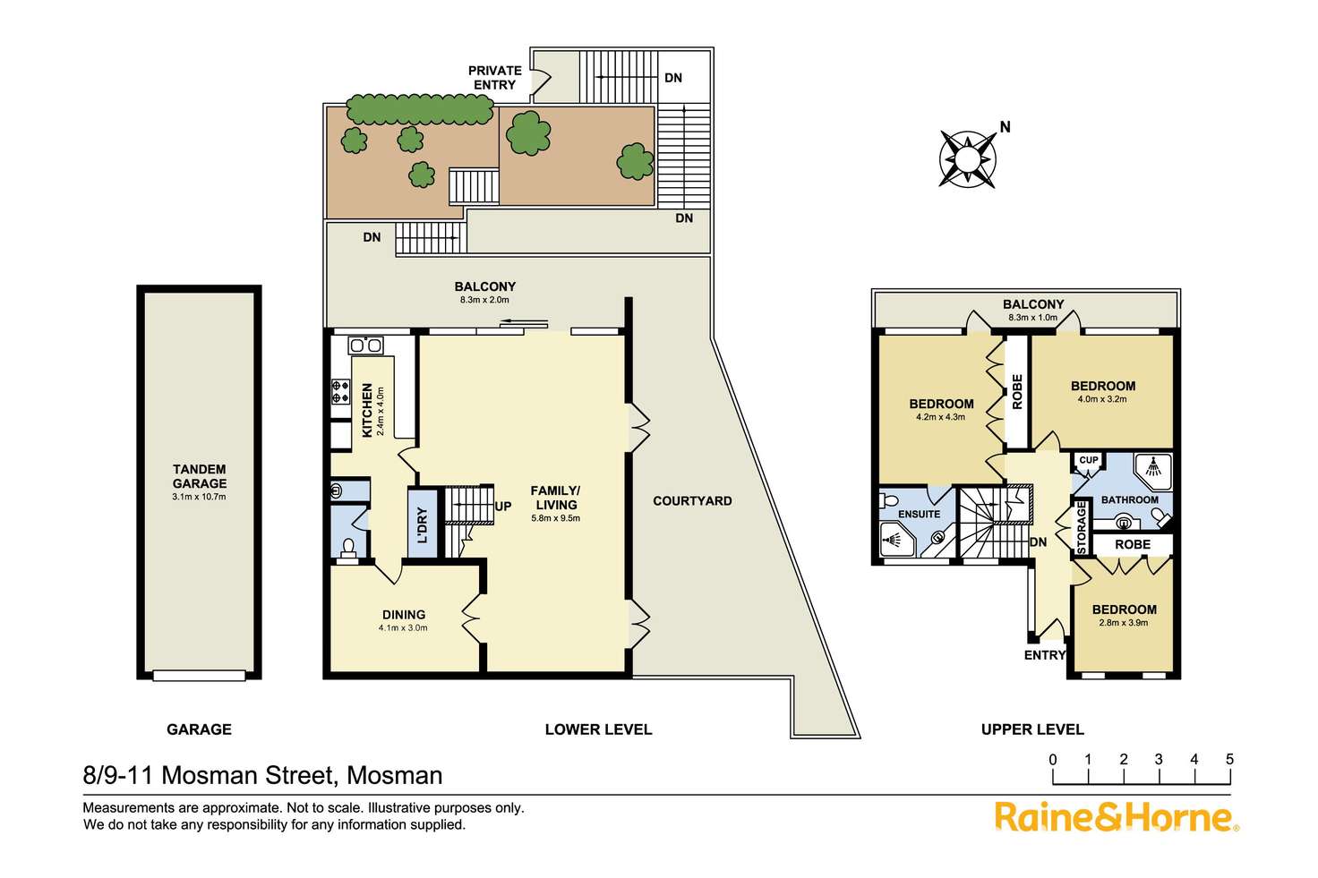 Floorplan of Homely apartment listing, 8/9-11 Mosman Street  (Enter via Badham Avenue), Mosman NSW 2088
