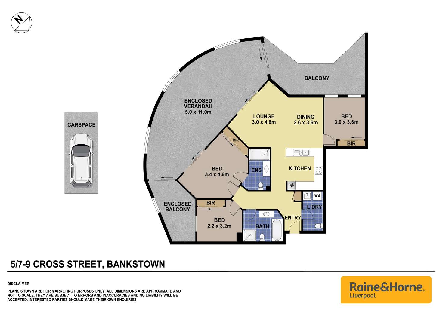 Floorplan of Homely apartment listing, 5/7 Cross Street, Bankstown NSW 2200