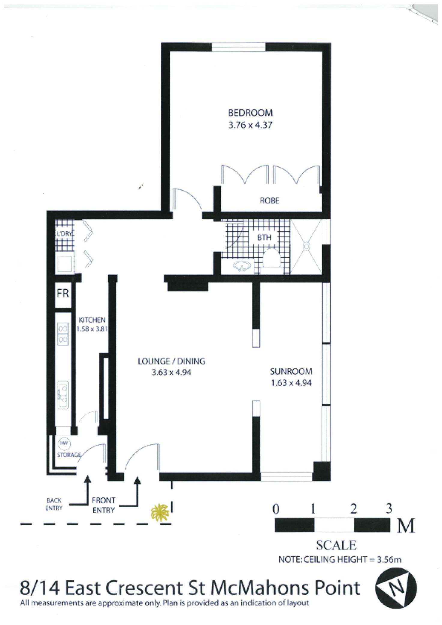 Floorplan of Homely apartment listing, 8/14 East Crescent Street, Mcmahons Point NSW 2060