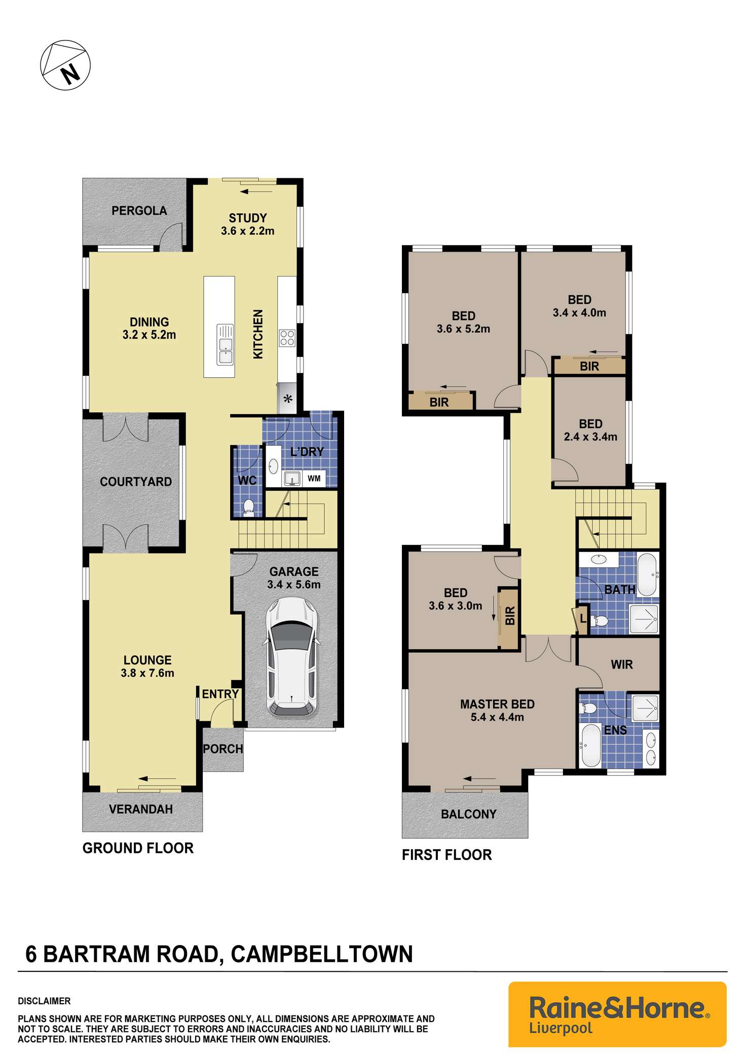 Floorplan of Homely house listing, 6 Bartram Road, Campbelltown NSW 2560
