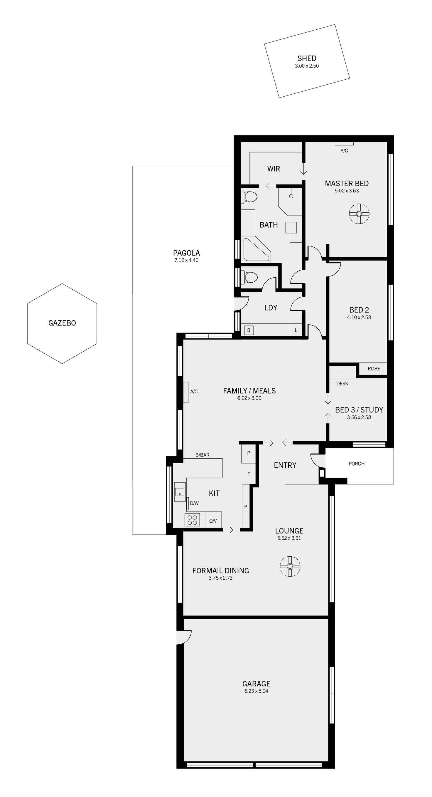 Floorplan of Homely house listing, 2 Glen Avenue, Hawthorndene SA 5051