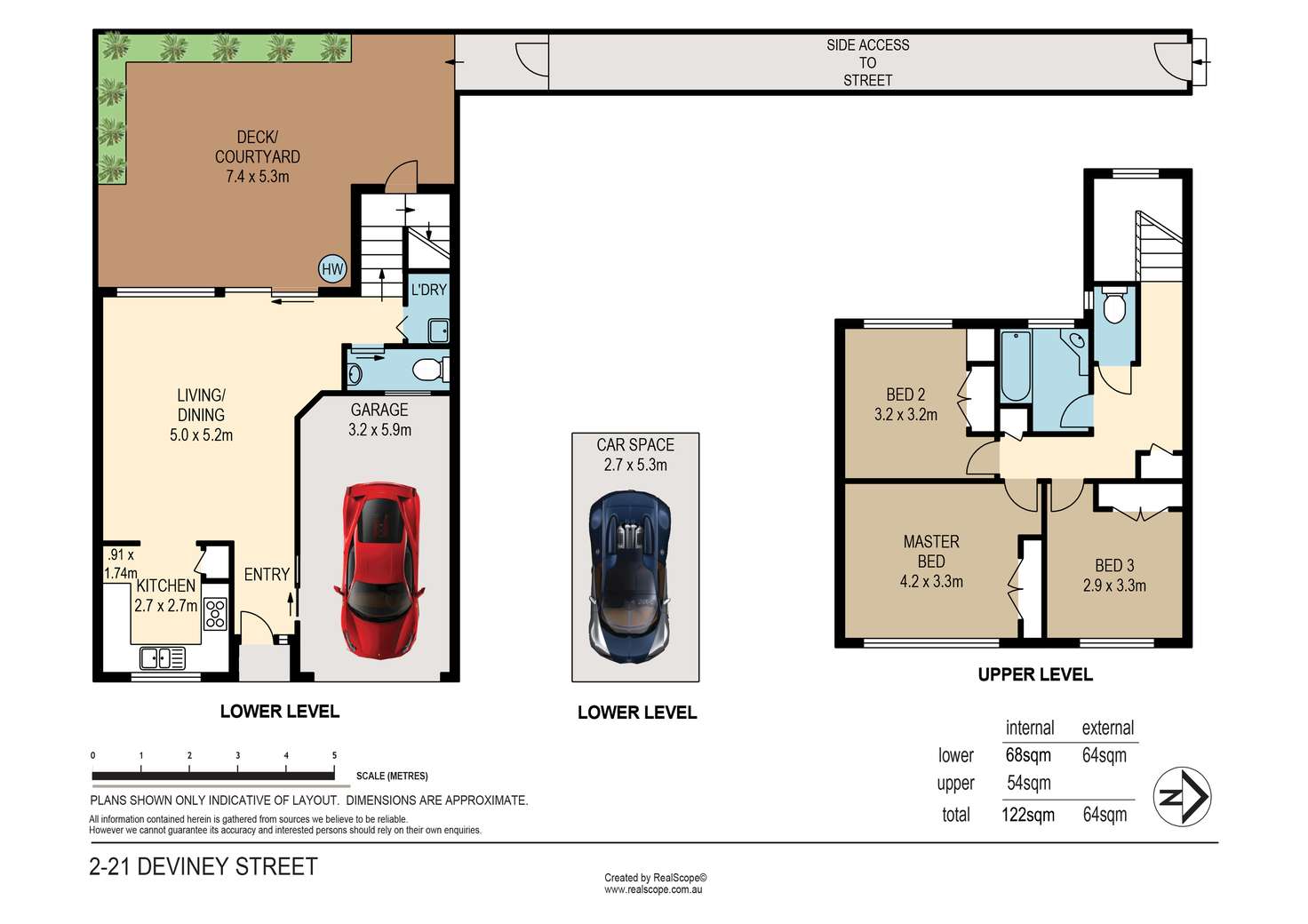 Floorplan of Homely townhouse listing, 2/21 Deviney Street, Morningside QLD 4170
