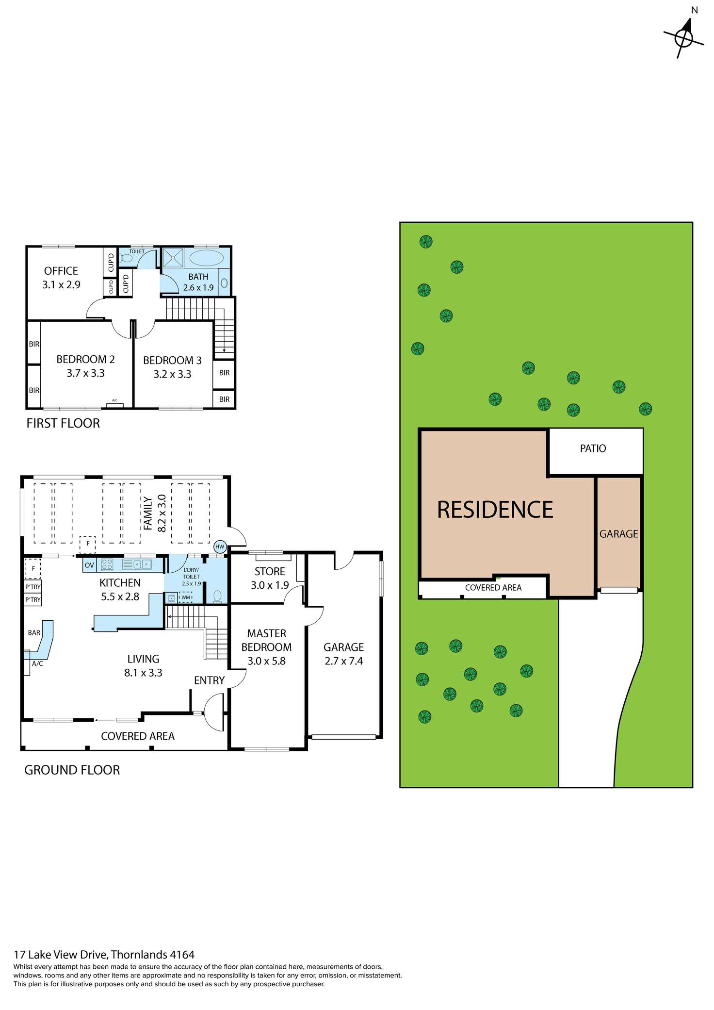 Floorplan of Homely house listing, 17 Lake View Drive, Thornlands QLD 4164