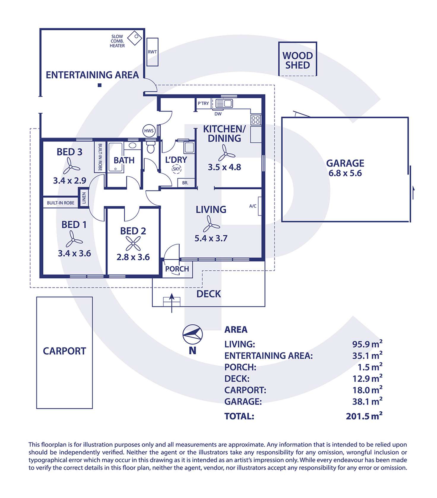 Floorplan of Homely house listing, 8 Whittaker Terrace, Mount Barker SA 5251