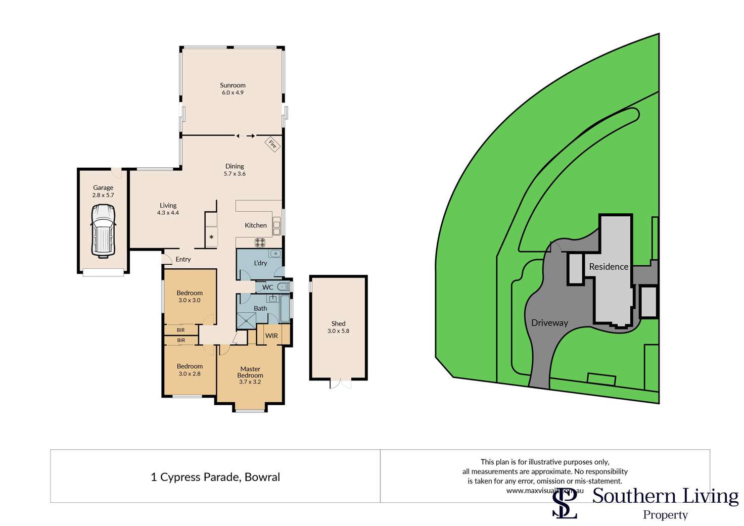 Floorplan of Homely house listing, 1 Cypress Parade, Bowral NSW 2576