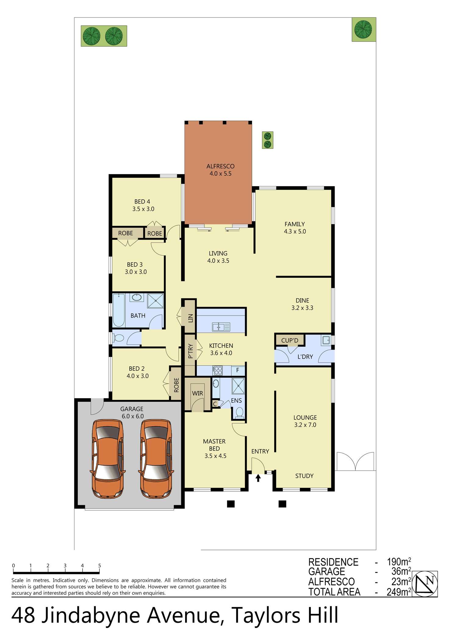 Floorplan of Homely house listing, 48 Jindabyne Avenue, Taylors Hill VIC 3037