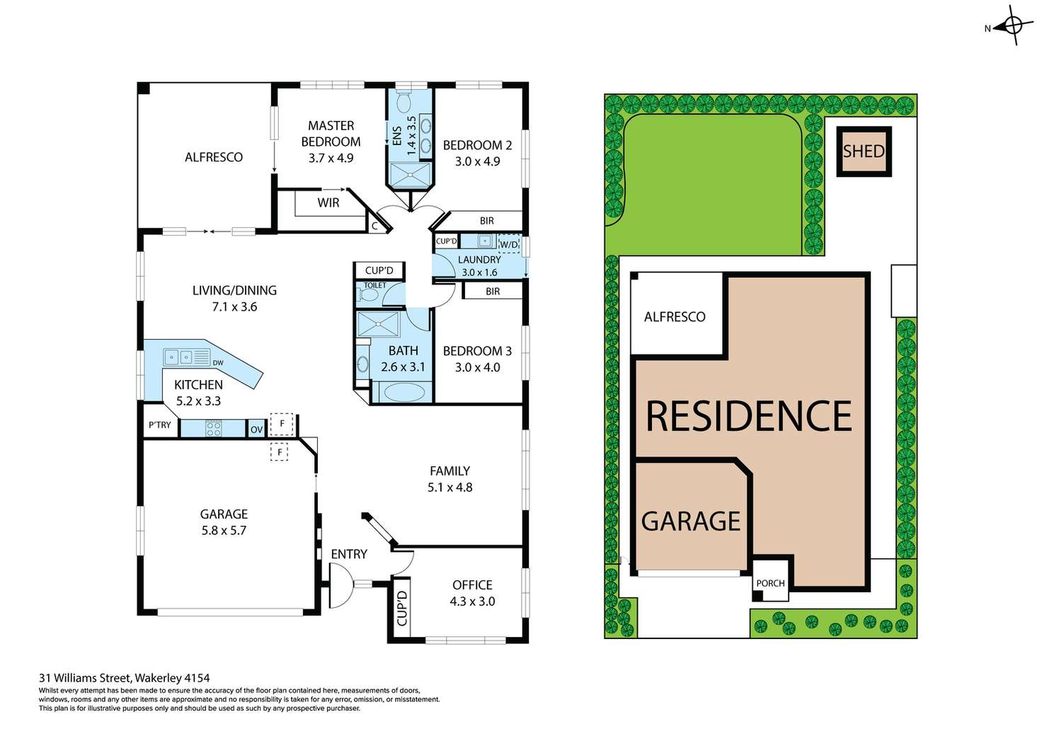 Floorplan of Homely house listing, 31 Williams Street, Wakerley QLD 4154