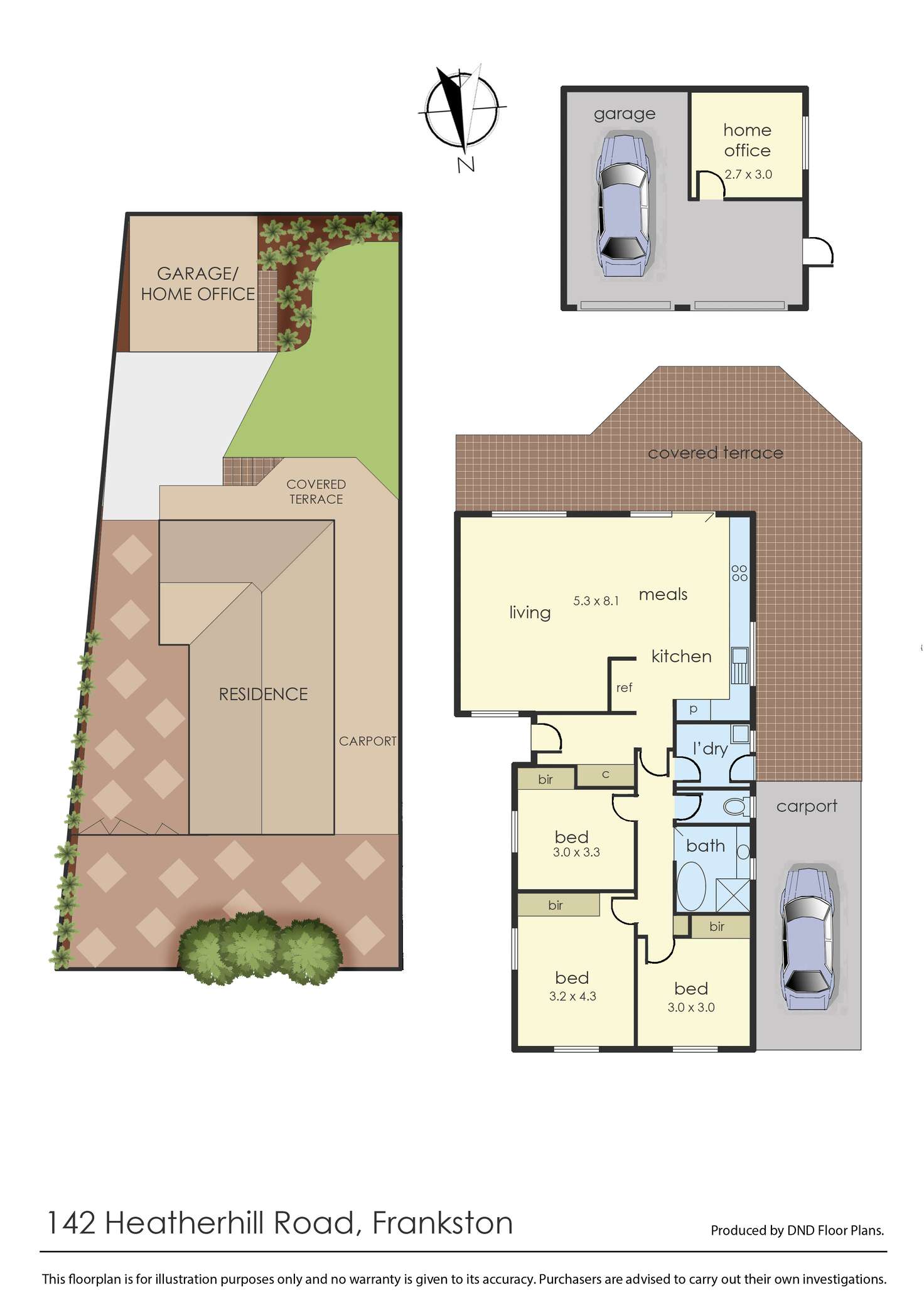 Floorplan of Homely house listing, 142 Heatherhill Road, Frankston VIC 3199