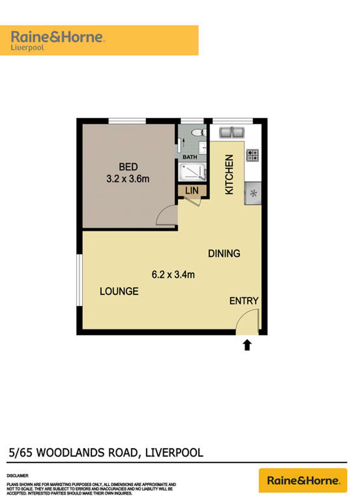 Floorplan of Homely unit listing, 5/65 Woodlands Road, Liverpool NSW 2170
