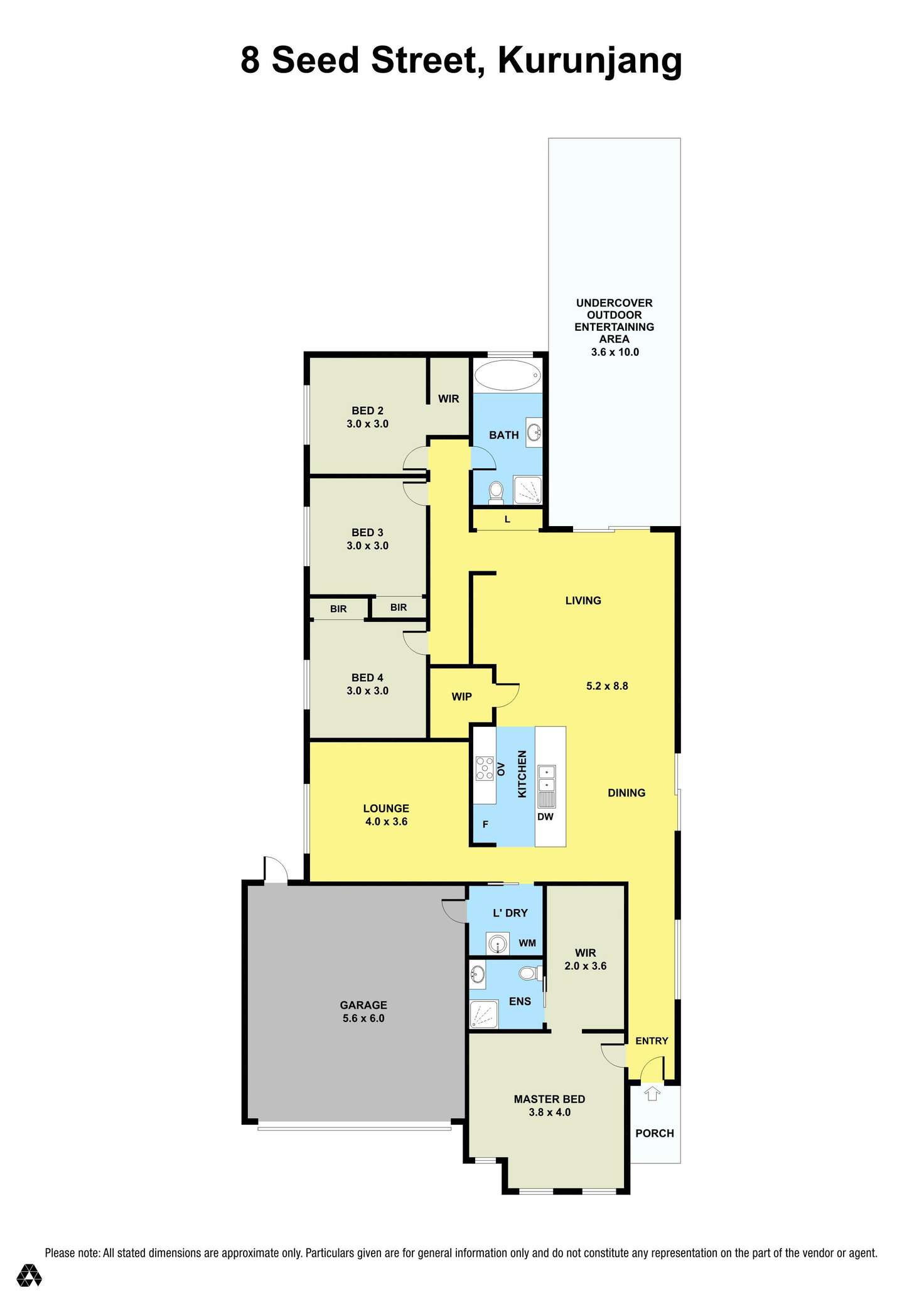 Floorplan of Homely house listing, 8 Seed Street, Kurunjang VIC 3337