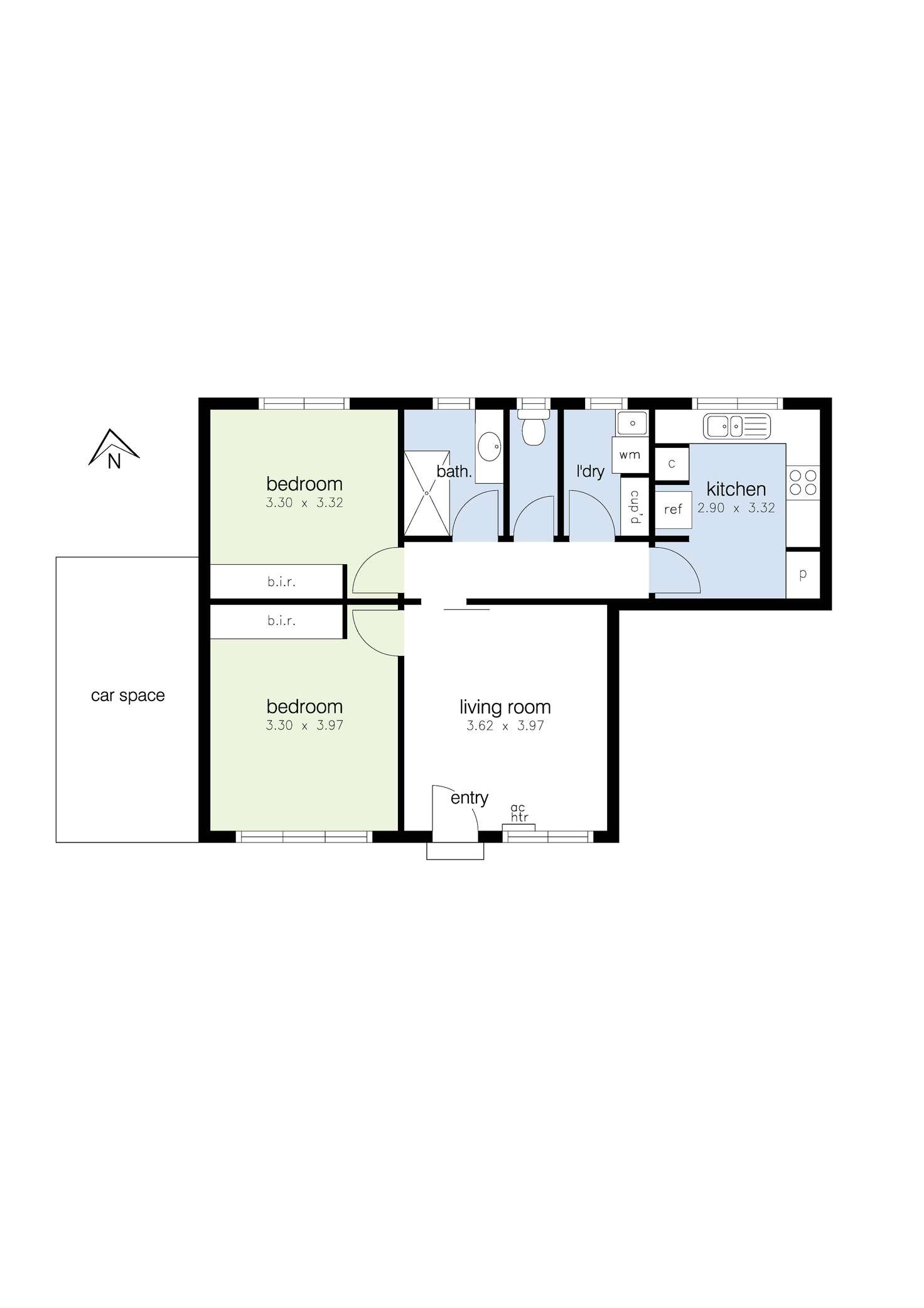 Floorplan of Homely apartment listing, 2/7 Sydney Street, Footscray VIC 3011