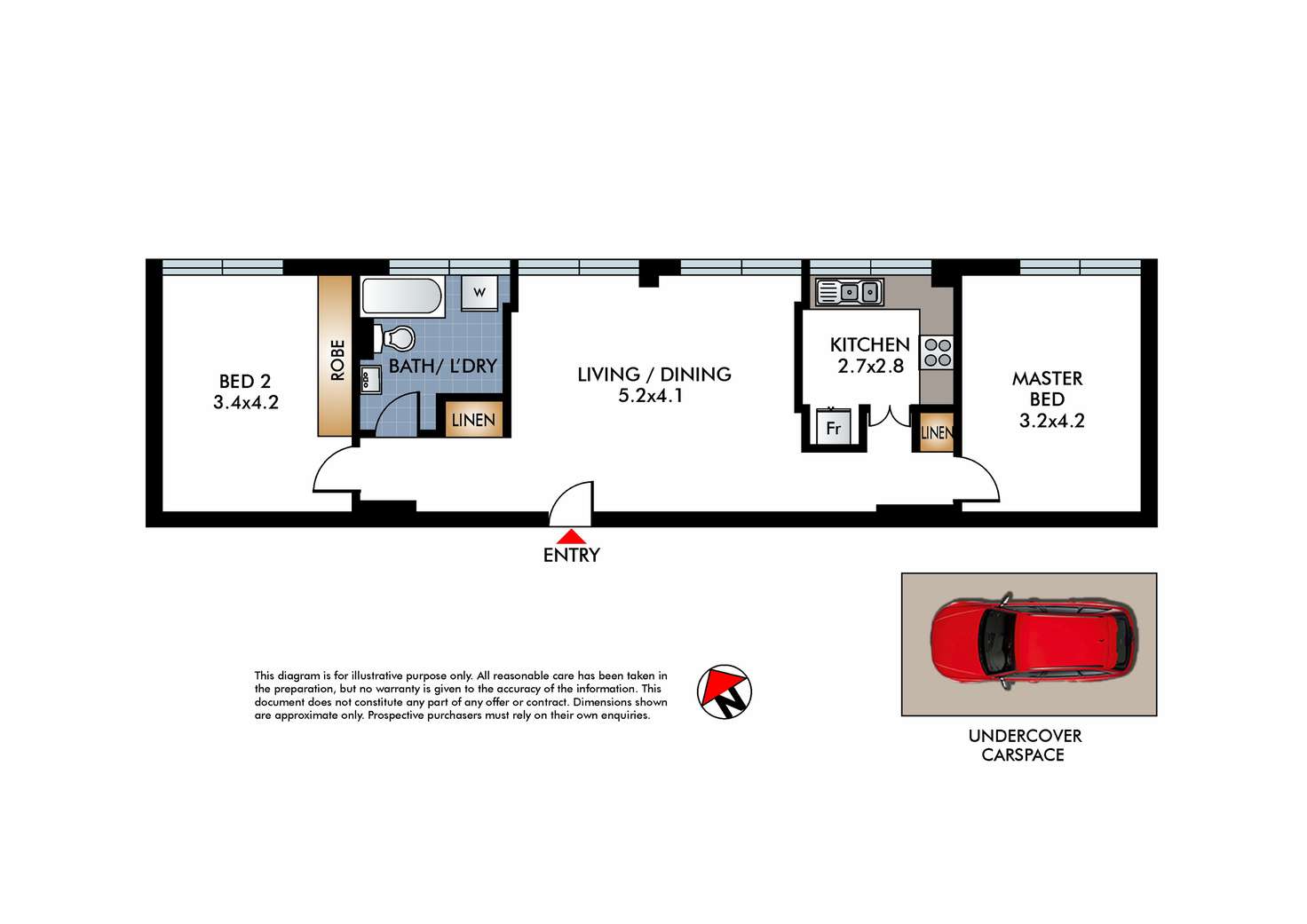 Floorplan of Homely apartment listing, 82/355 Old South Head Road, North Bondi NSW 2026