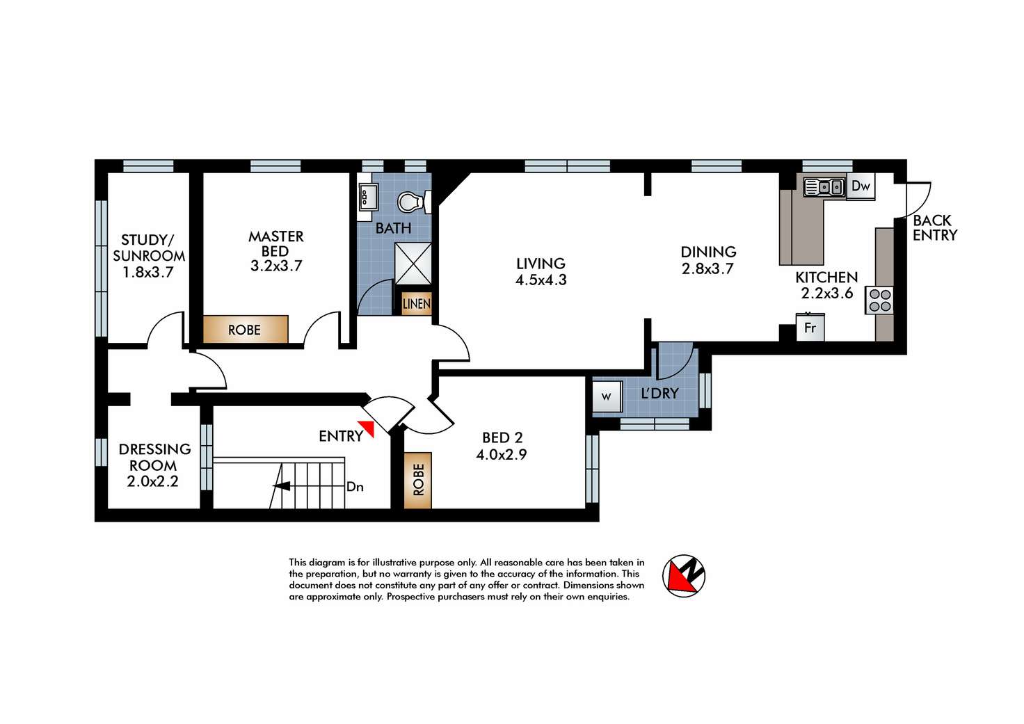 Floorplan of Homely apartment listing, 3A/61 Ramsgate Avenue, Bondi Beach NSW 2026