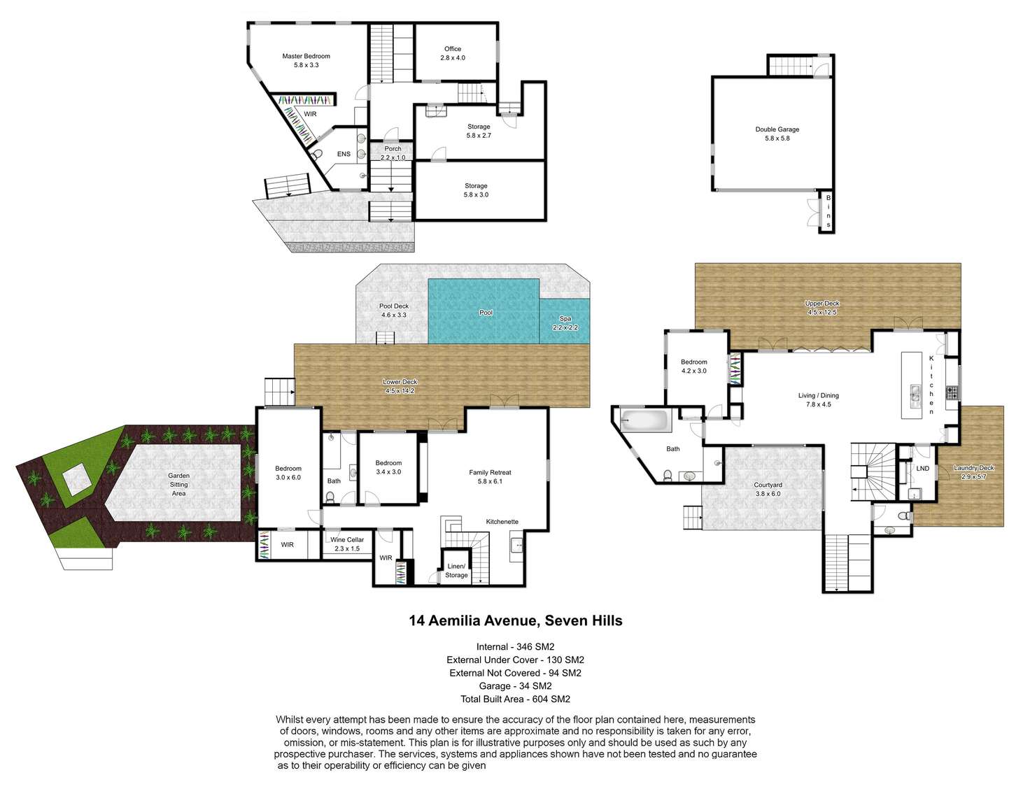 Floorplan of Homely house listing, 14 Aemilia Avenue, Seven Hills QLD 4170