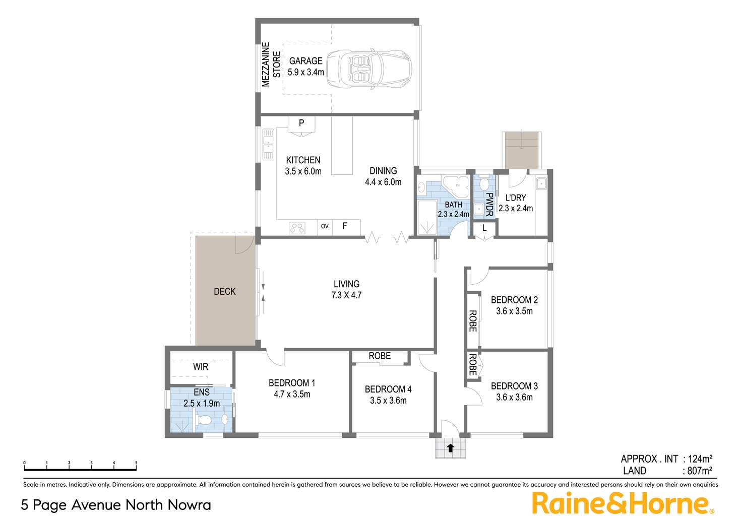 Floorplan of Homely house listing, 5 Page Avenue, North Nowra NSW 2541