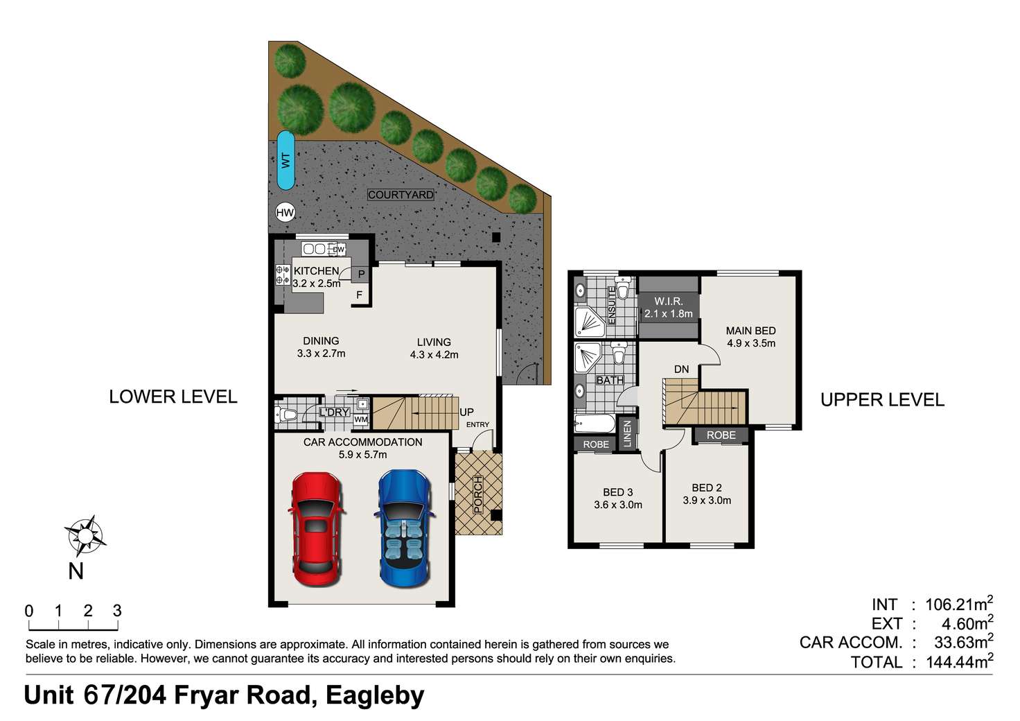 Floorplan of Homely townhouse listing, 67/202-206 Fryar Road, Eagleby QLD 4207