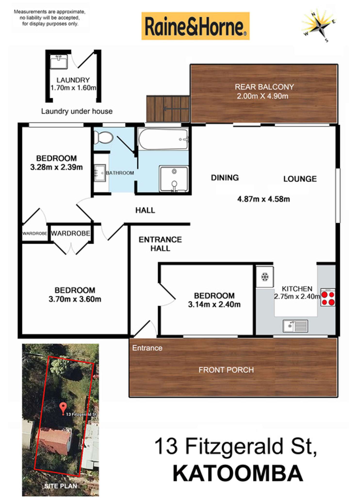 Floorplan of Homely house listing, 13 Fitzgerald Street, Katoomba NSW 2780