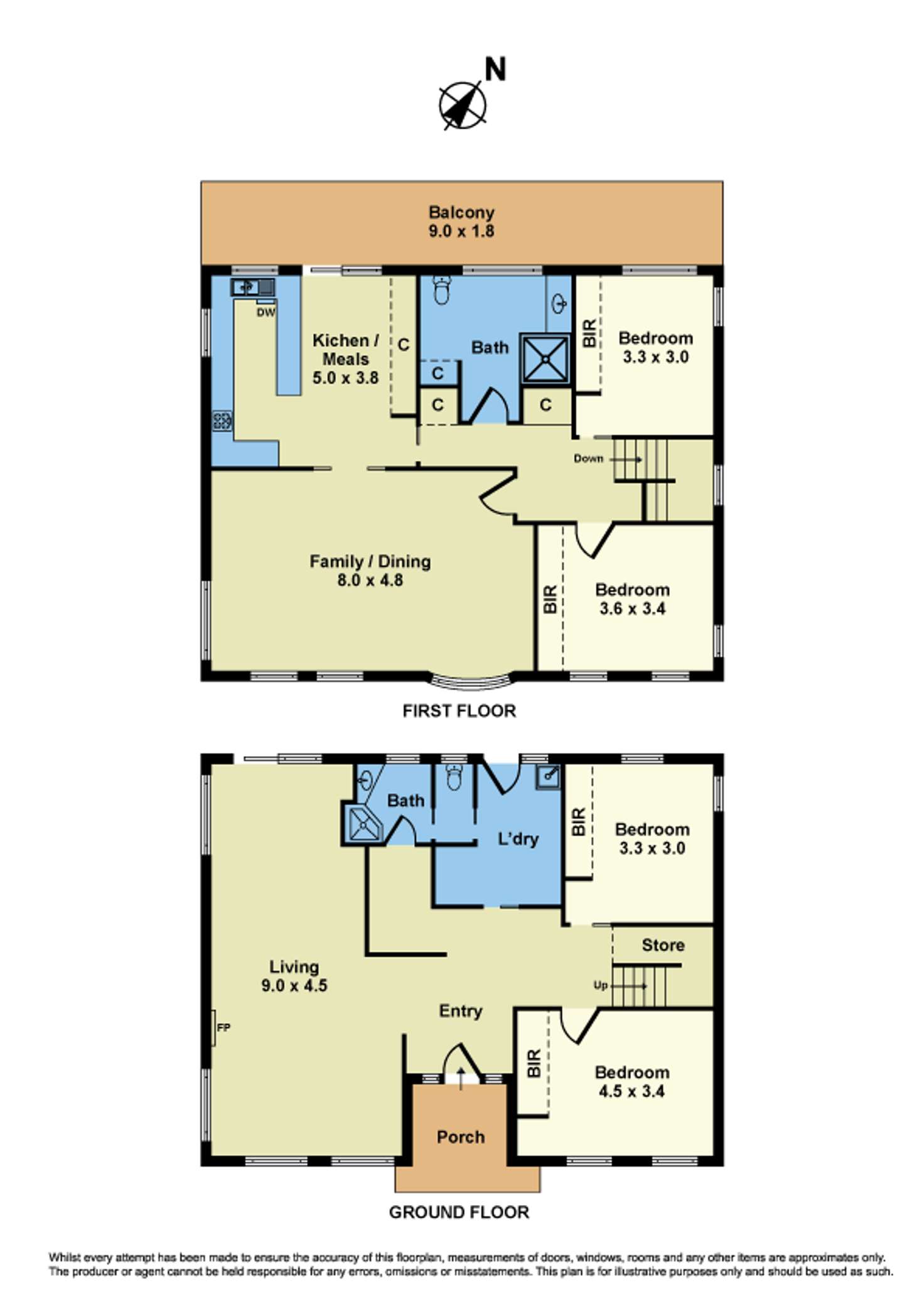 Floorplan of Homely house listing, 98 Esplanade, Williamstown VIC 3016