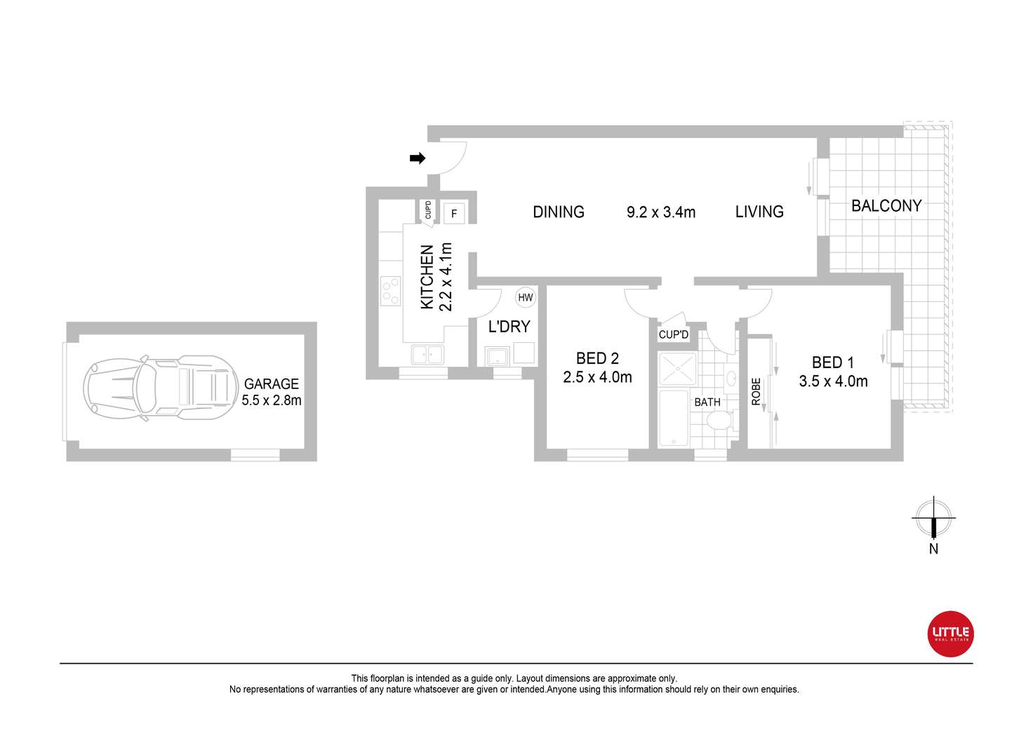 Floorplan of Homely apartment listing, 1/54 St Georges Parade, Hurstville NSW 2220