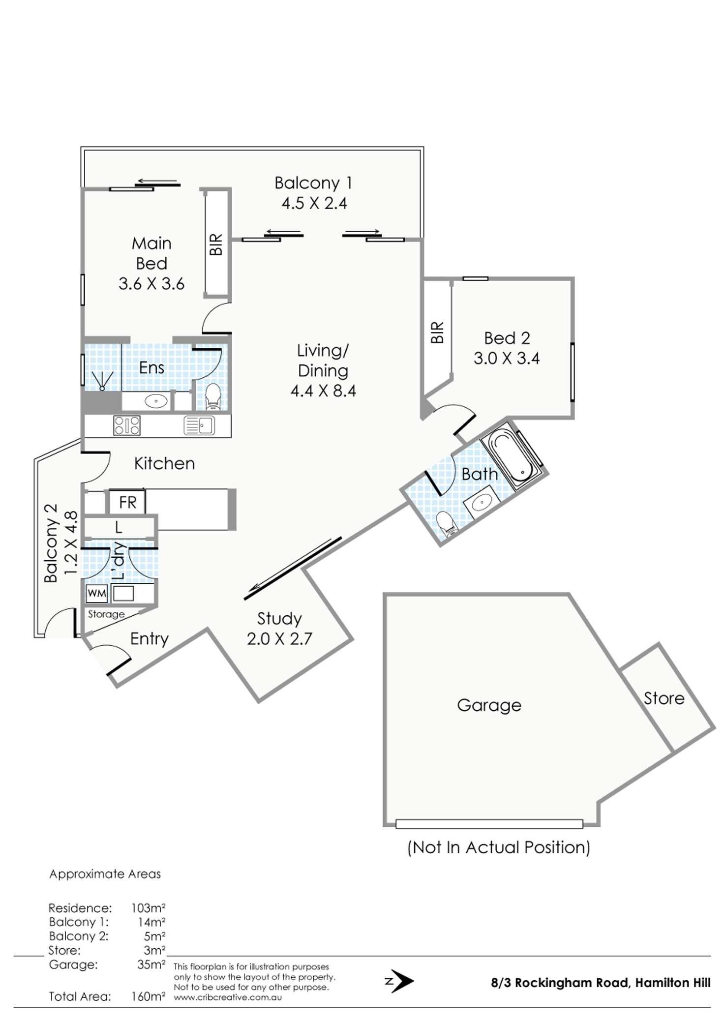 Floorplan of Homely house listing, 8/3 Rockingham Road, Hamilton Hill WA 6163