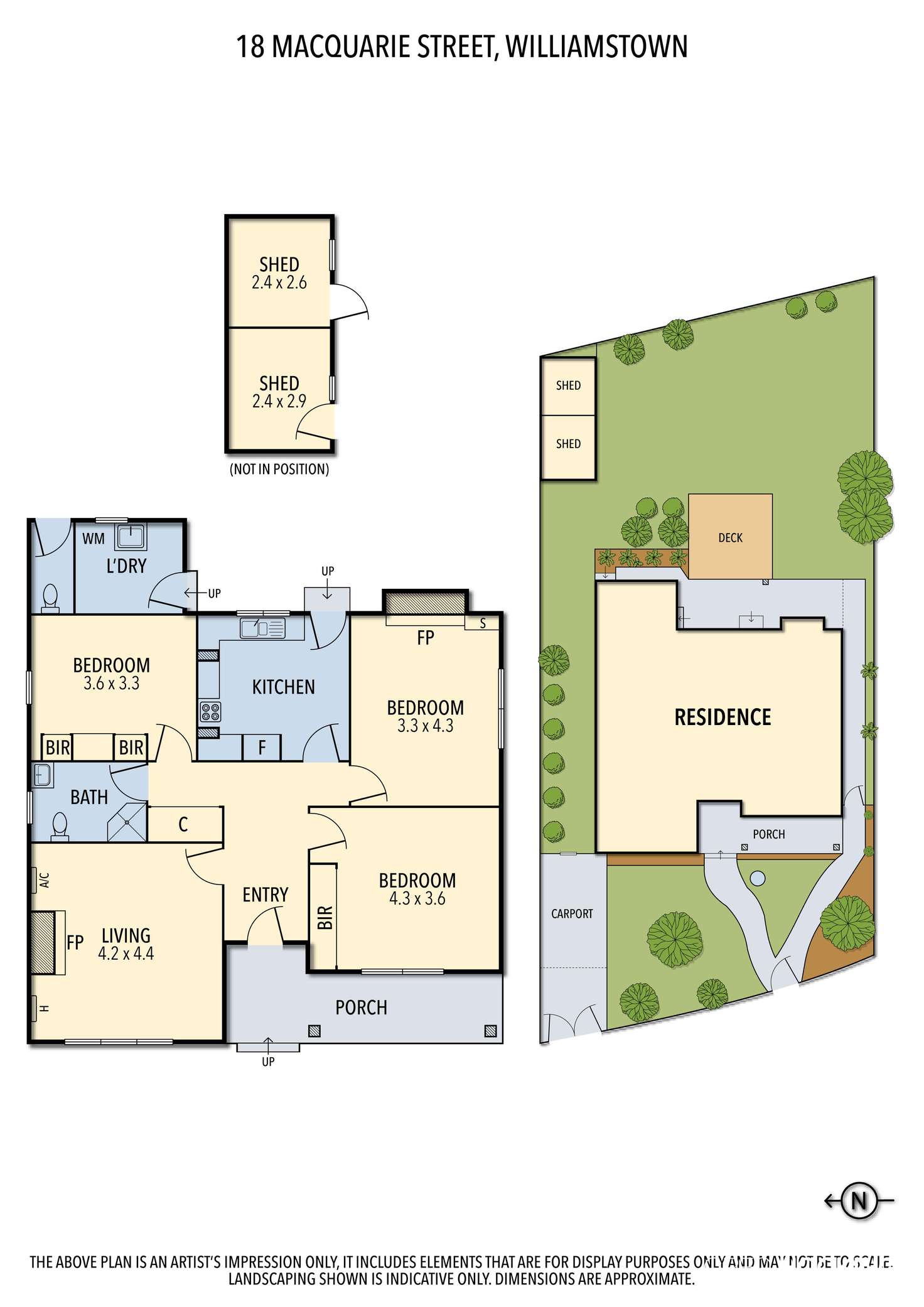 Floorplan of Homely house listing, 18 Macquarie Street, Williamstown VIC 3016