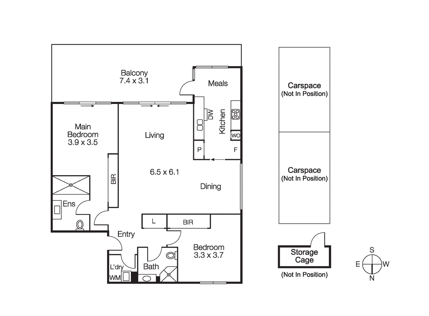 Floorplan of Homely apartment listing, 19/105 Beach Street, Port Melbourne VIC 3207