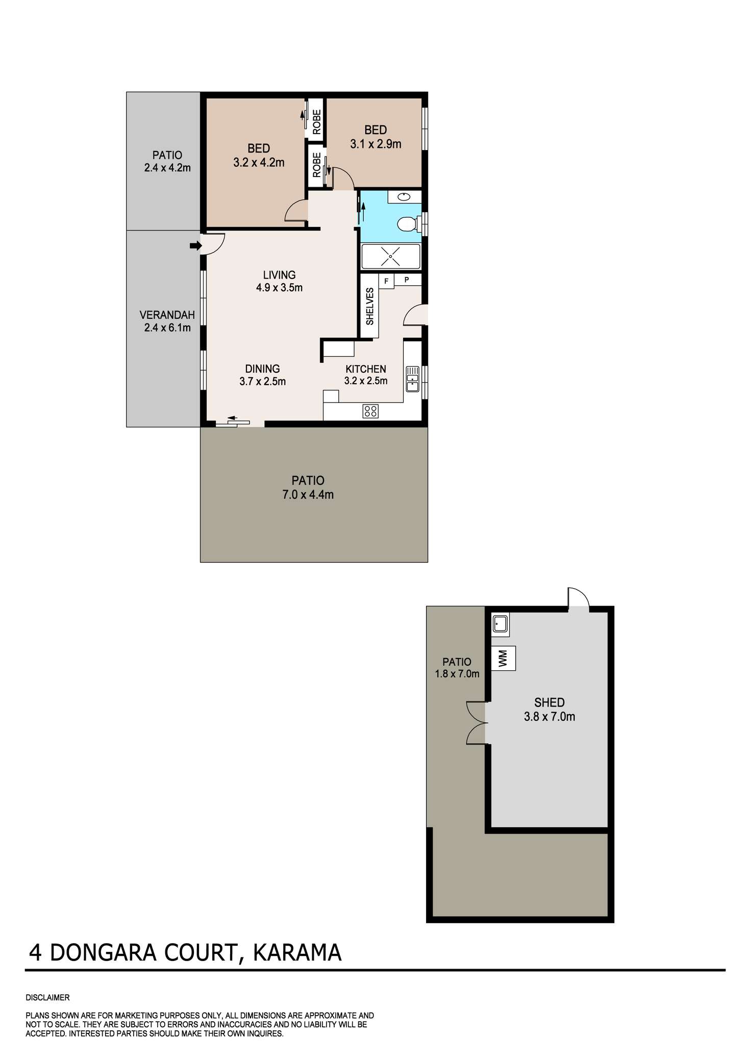 Floorplan of Homely house listing, 4 Dongara Court, Karama NT 812