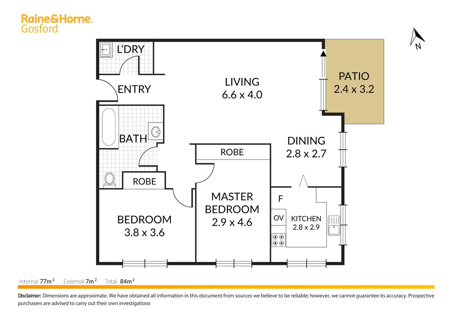 Floorplan of Homely unit listing, 14/1 Mann Street, Gosford NSW 2250