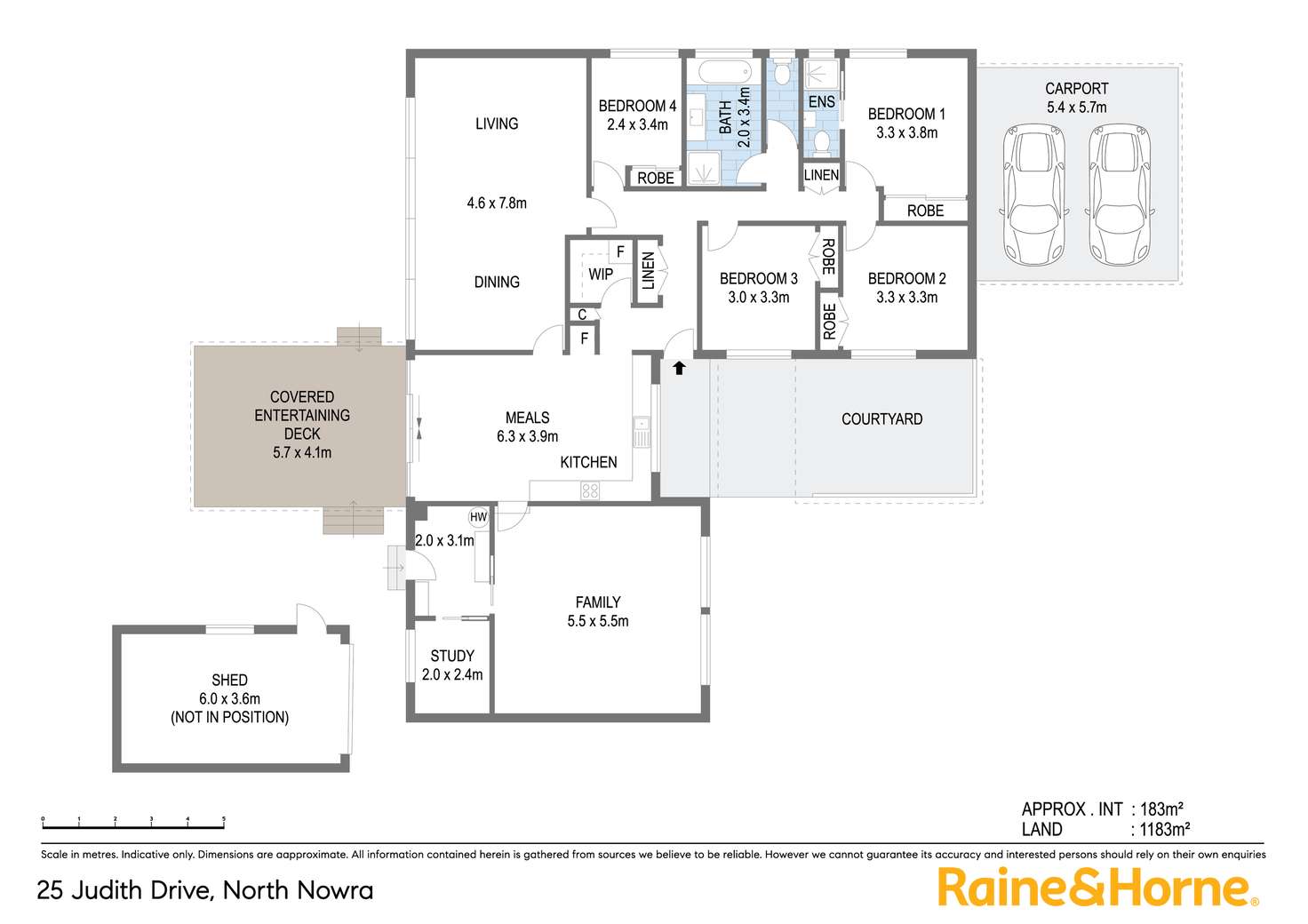 Floorplan of Homely house listing, 25 Judith Drive, North Nowra NSW 2541