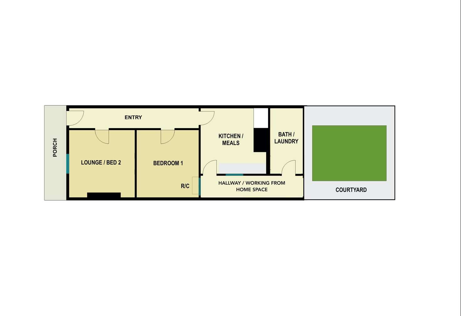 Floorplan of Homely house listing, 43 Bevan Street, Albert Park VIC 3206