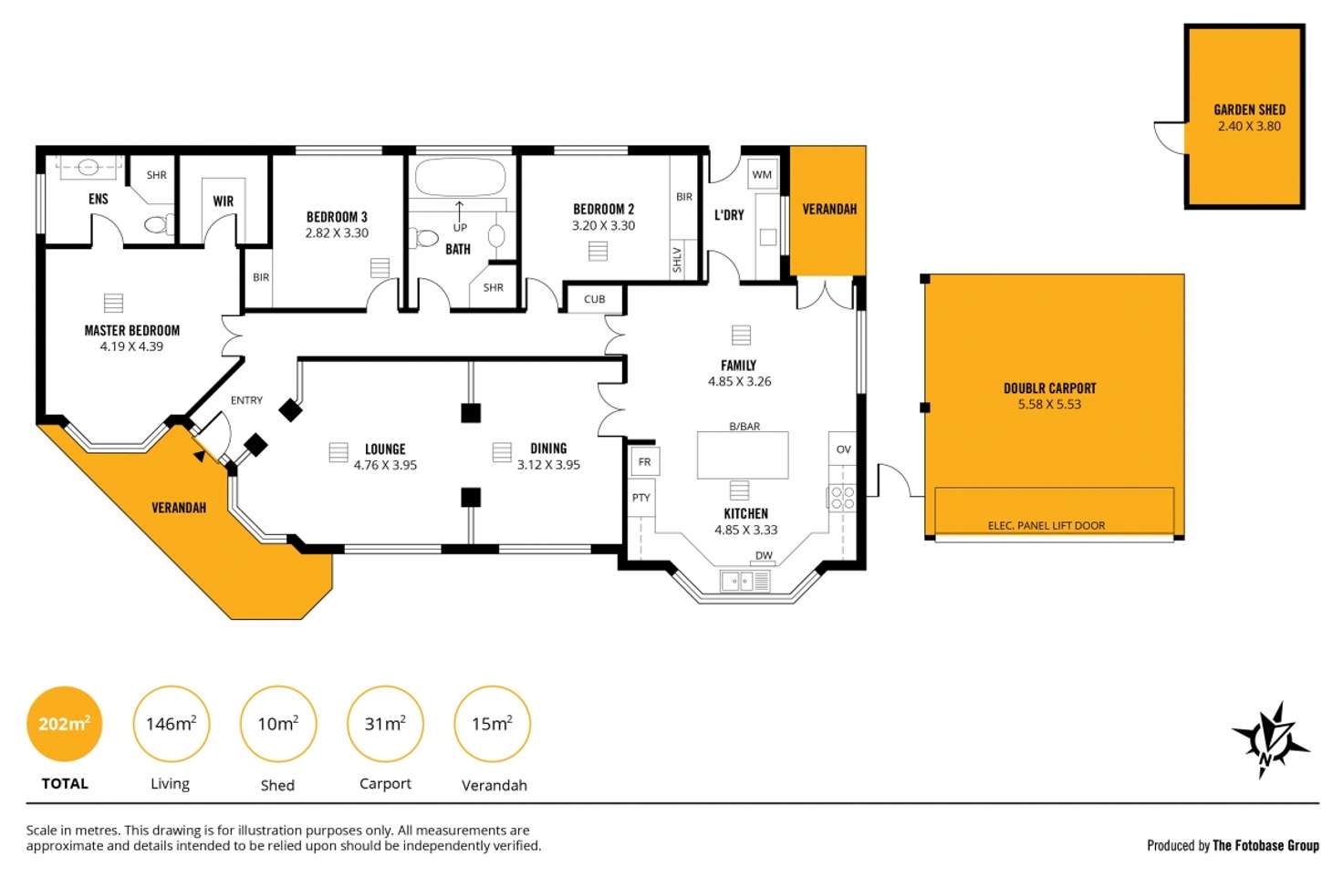 Floorplan of Homely unit listing, 2/198 King William Road, Hyde Park SA 5061