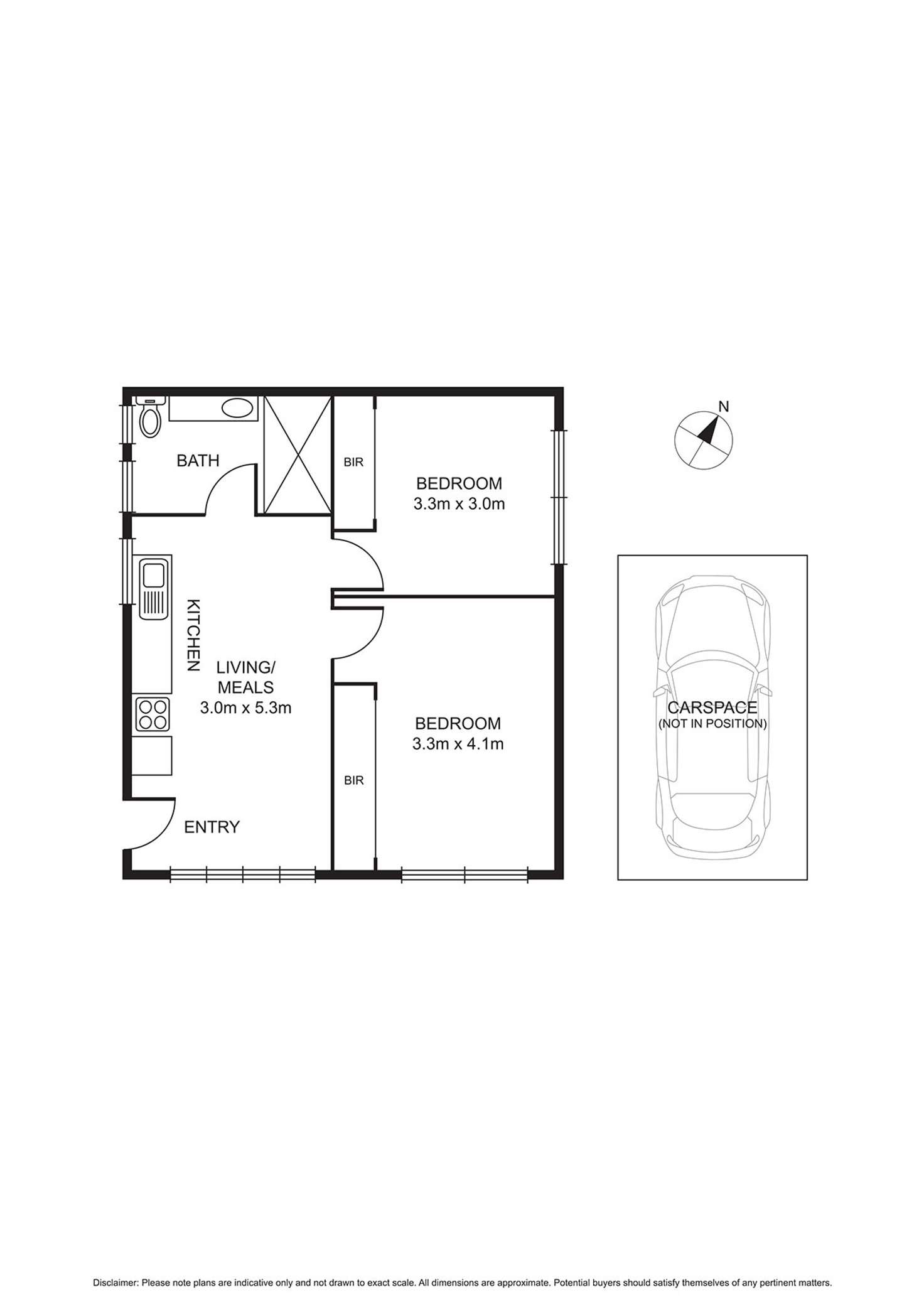 Floorplan of Homely apartment listing, 10/27 Robe Street, St Kilda VIC 3182