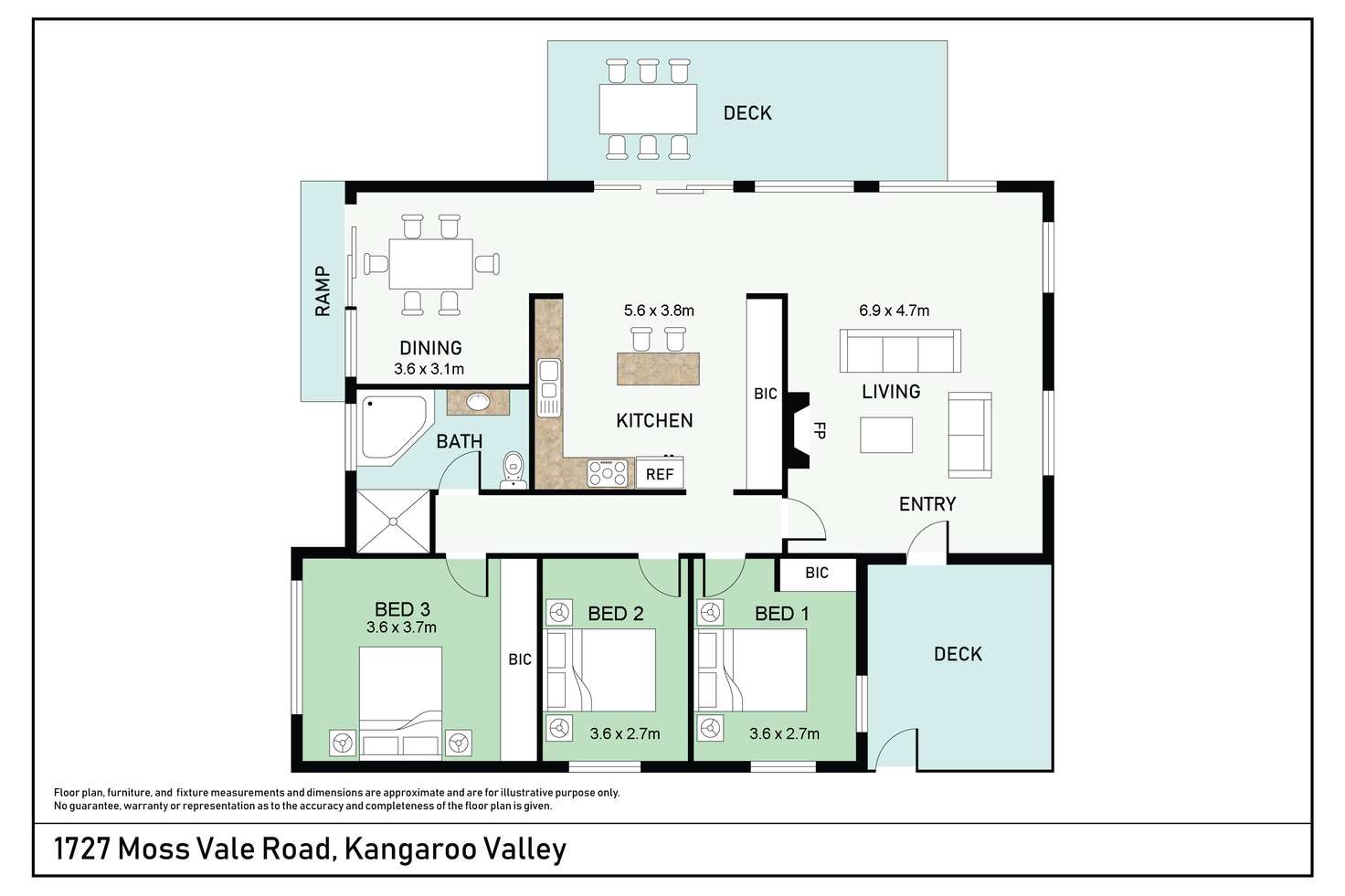Floorplan of Homely house listing, 1727 Moss Vale Road, Kangaroo Valley NSW 2577
