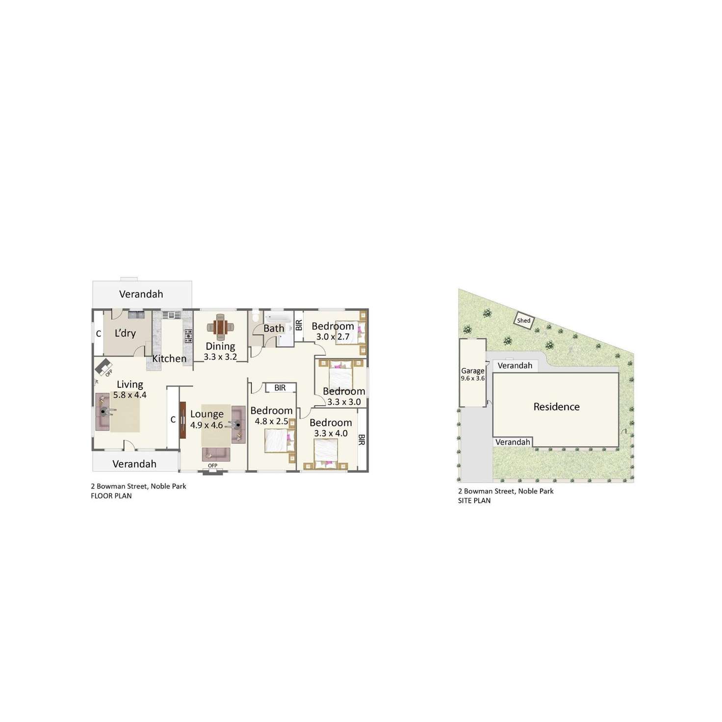 Floorplan of Homely house listing, 2 Bowman Street, Noble Park VIC 3174