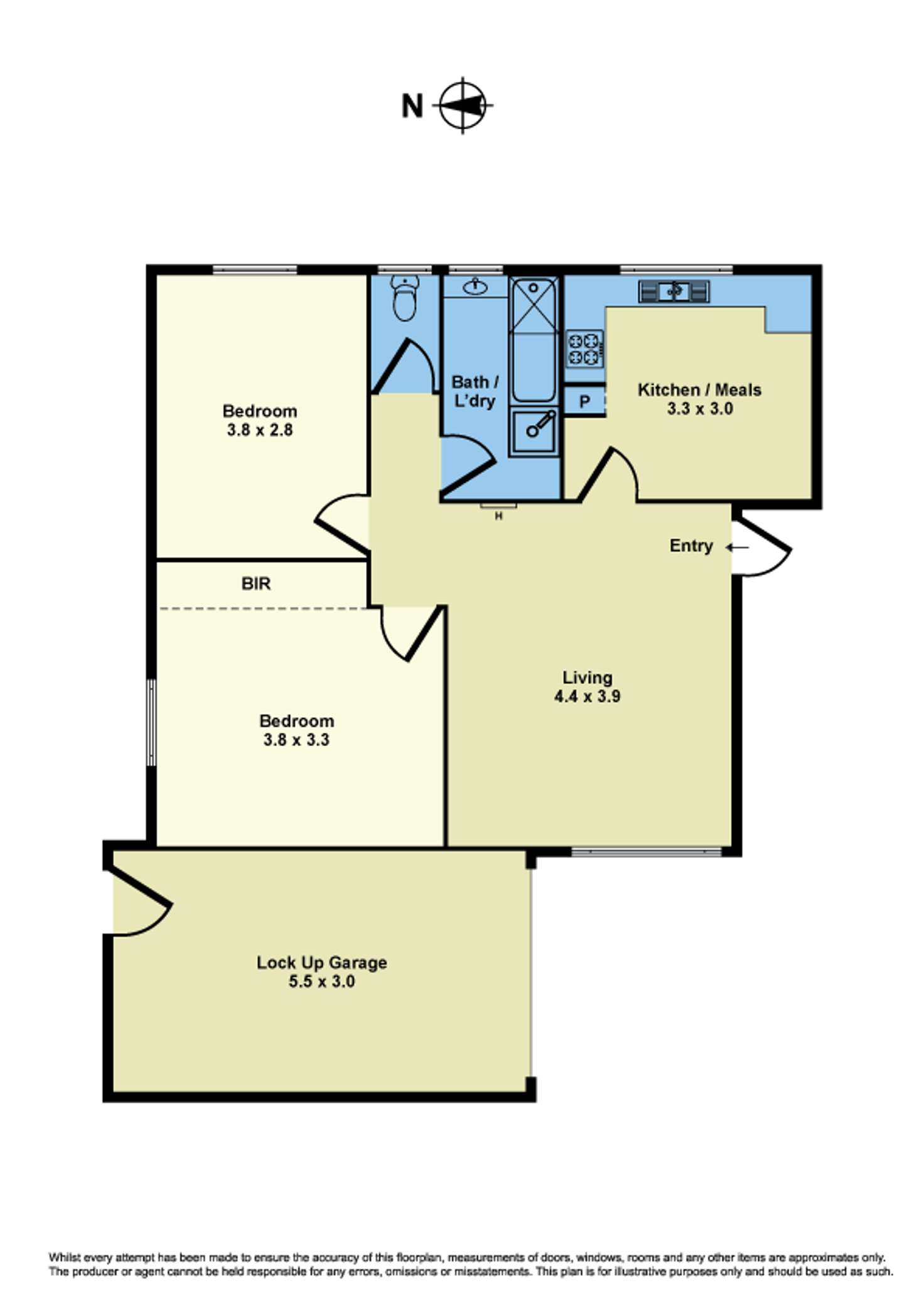 Floorplan of Homely unit listing, 9/46 Kororoit Creek Road, Williamstown VIC 3016
