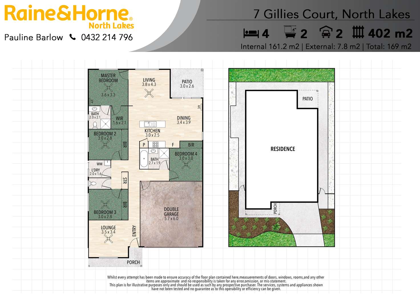 Floorplan of Homely house listing, 7 Gillies Court, North Lakes QLD 4509