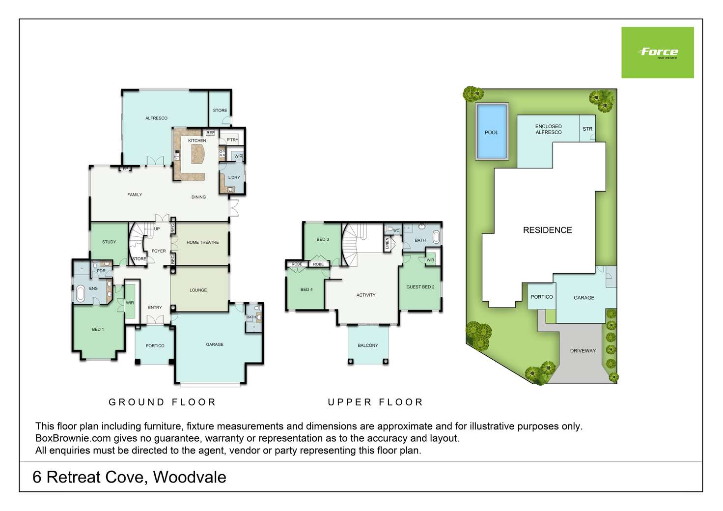 Floorplan of Homely house listing, 6 Retreat Cove, Woodvale WA 6026